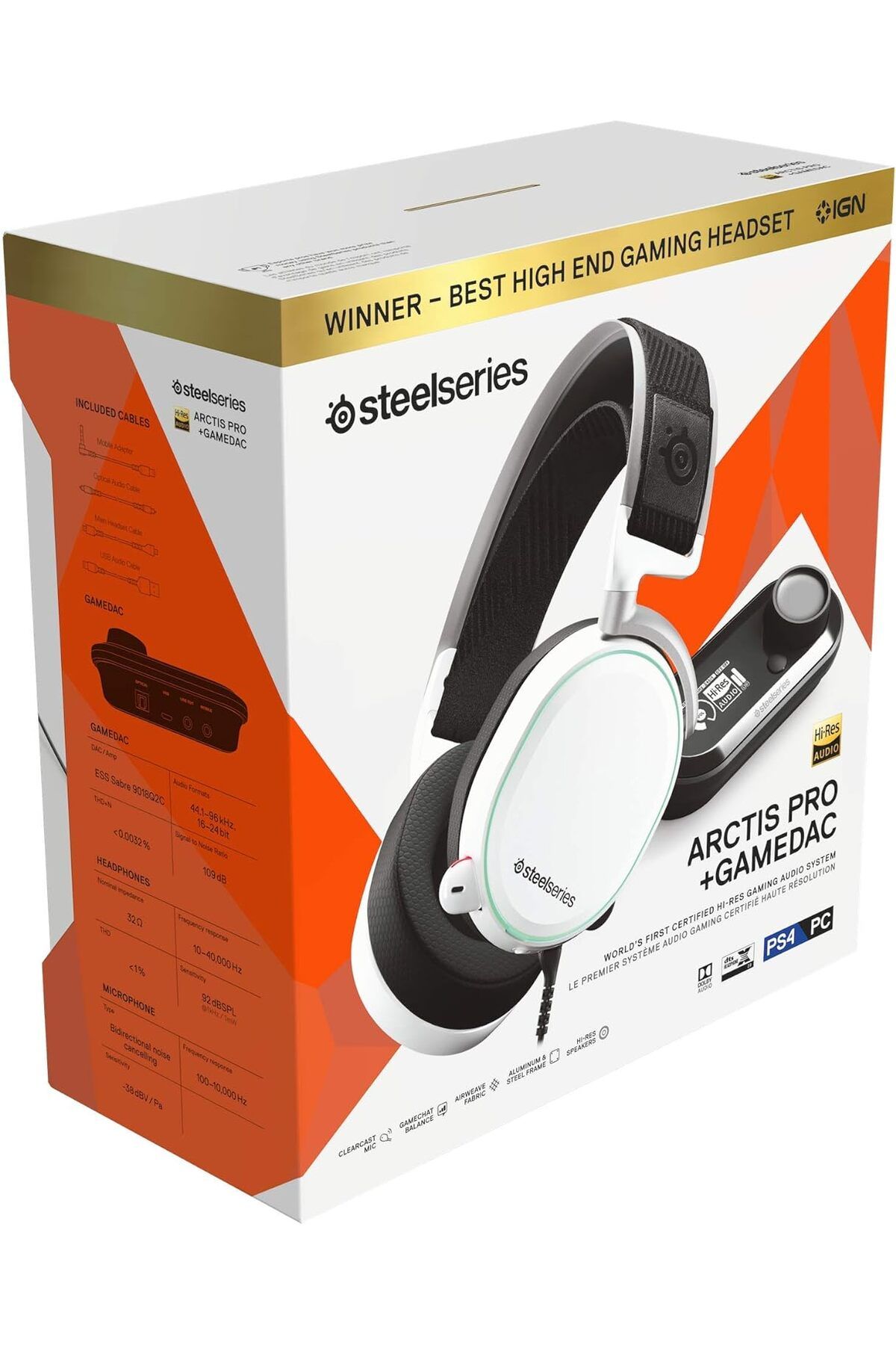 Ucuz Depo Series Arctis Pro + GameDAC Gaming Oyuncu Kulaklığı