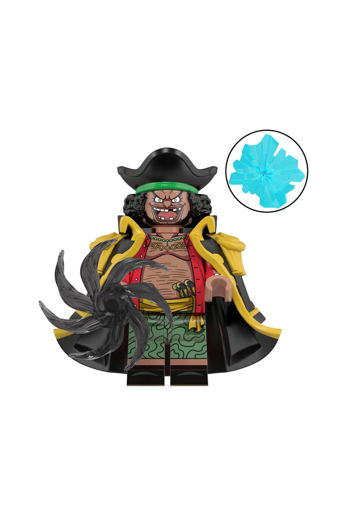 myminitoys-One Piece Anime Mini Figure Set of 8 - Dracule, Mihawk, Buggy, Crocodile, Jinbe St-13 6