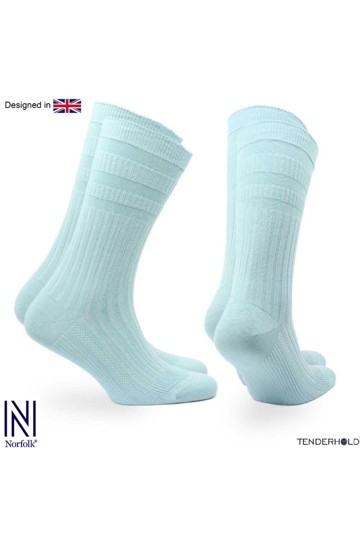 NORFOLK-80% Cotton Candy Socks for Diabetic - Elasticless, Pack of 2, Healthy Feet 2