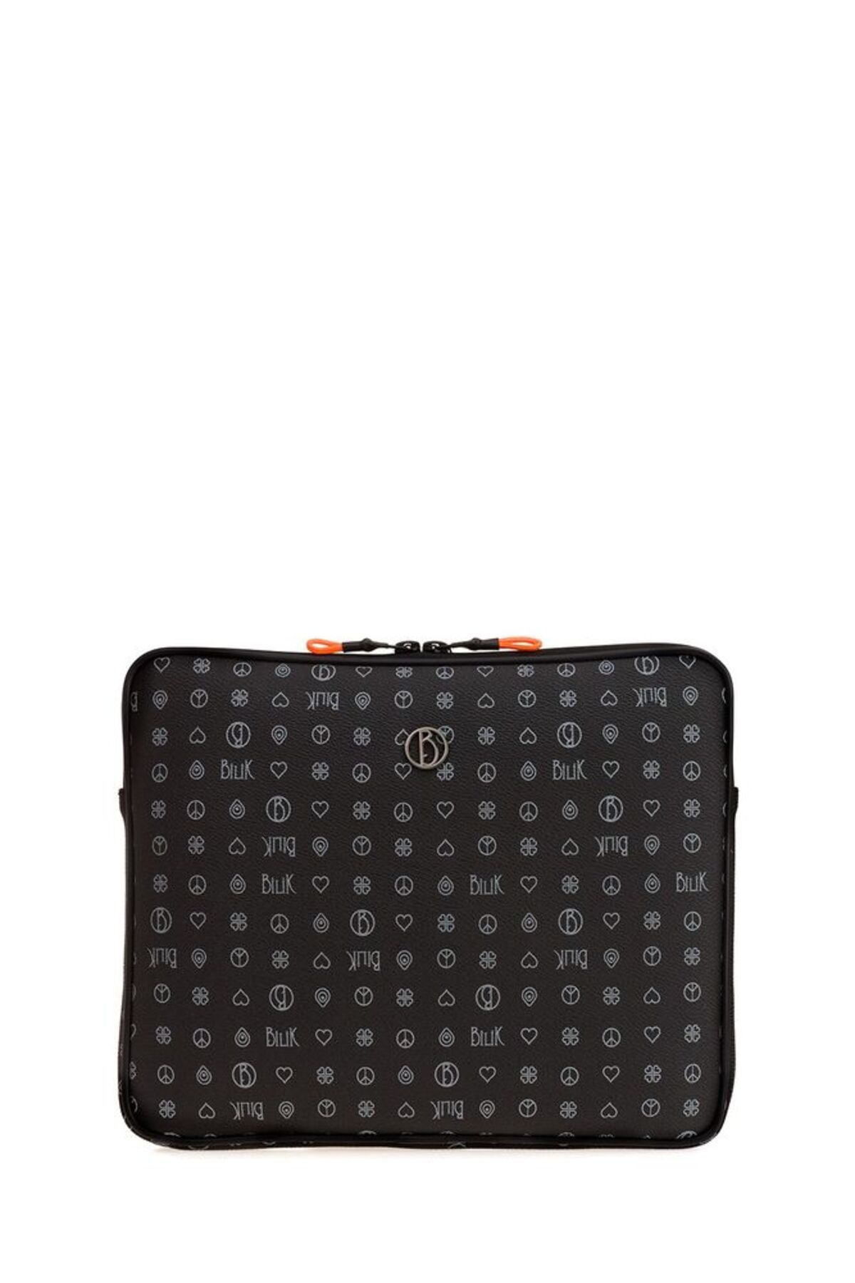Bilik Deri Tabletă Monogramă Neagră Unisex Pentru Laptop Și Servietă-mg 12 Masculin - Single Dimension