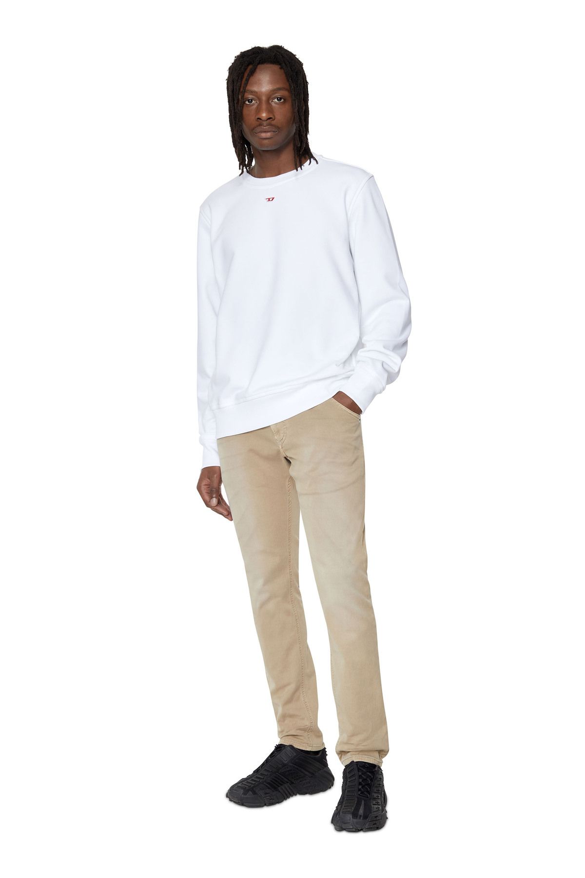 شلوار جین مردانه متناسب با MALE TAPERED BEJ JEAN KROOLEY E NE Diesel