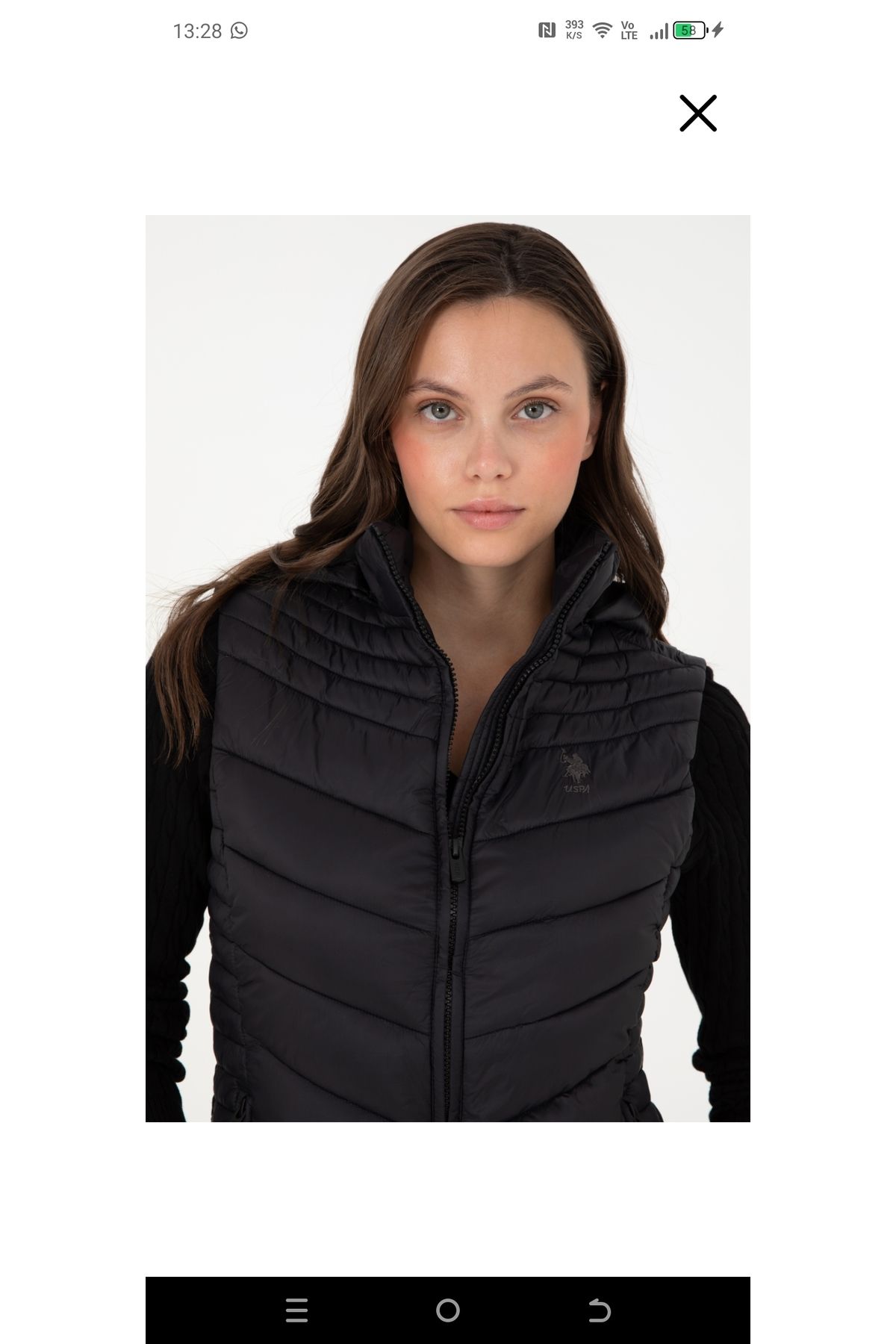 U.S. Polo Assn.-U.S. Polo Assn Portable Hooded Regular Fit Women's Vest (Exclusive Clothes) 4