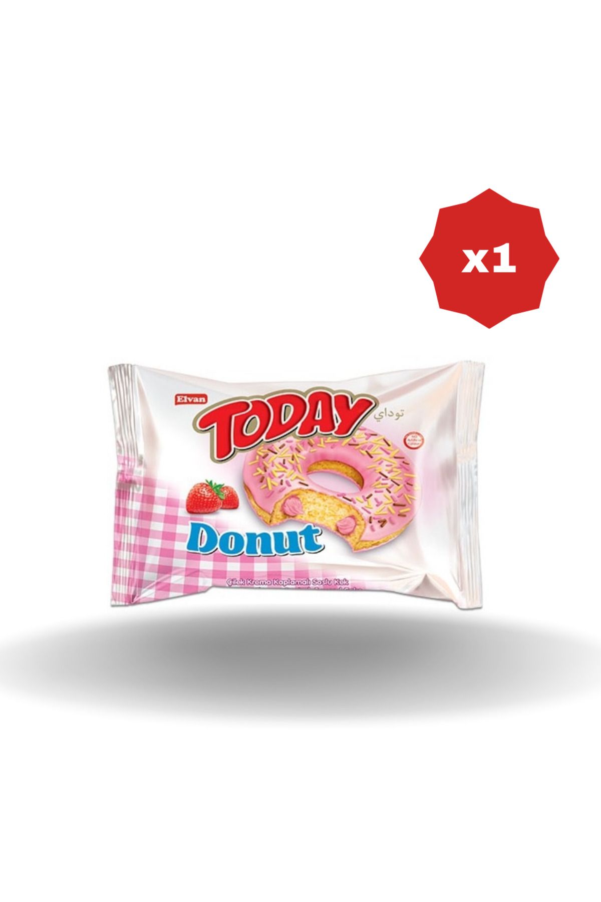 Elvan TODAY DONUT KEK ÇİLEKLİ 35 GR - 1 ADET