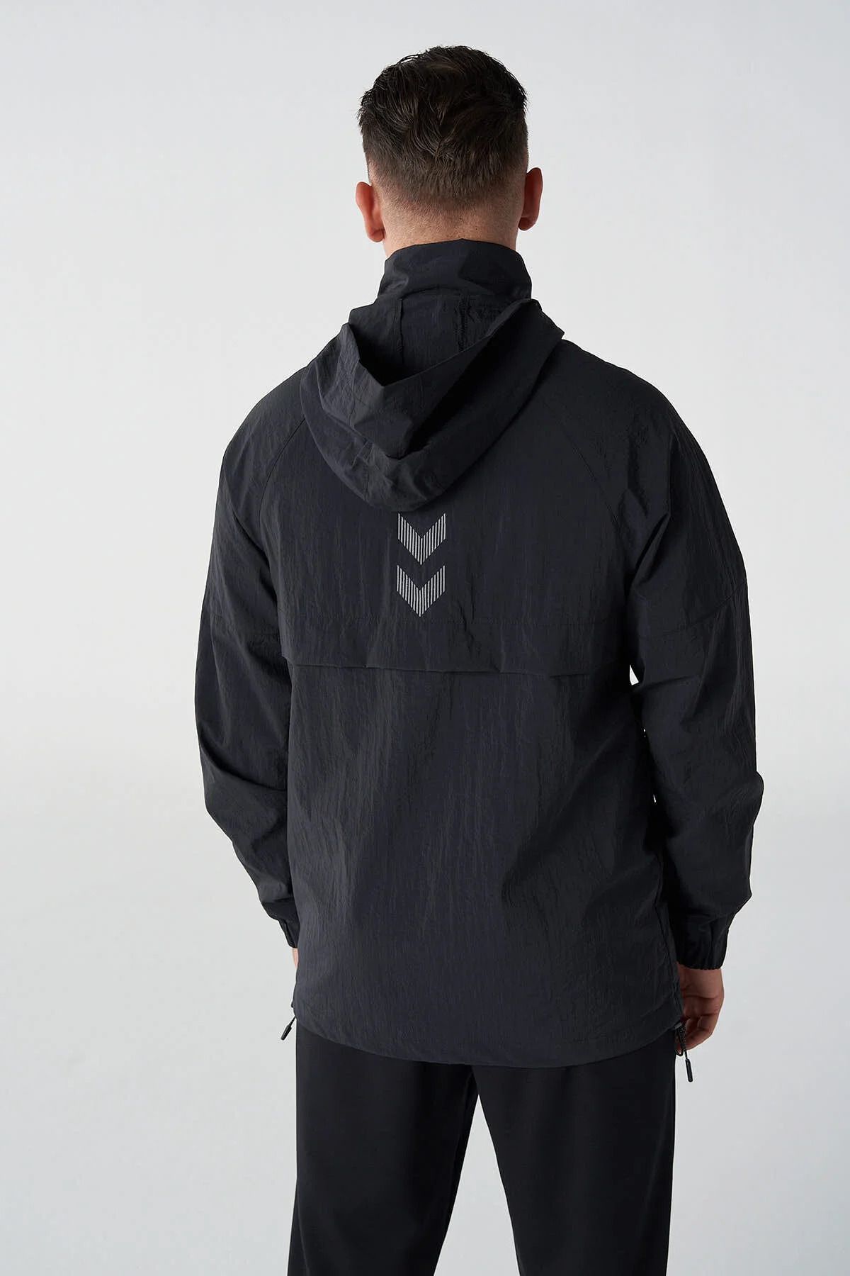 hummel-Men's Jake Raincoat-Black 2