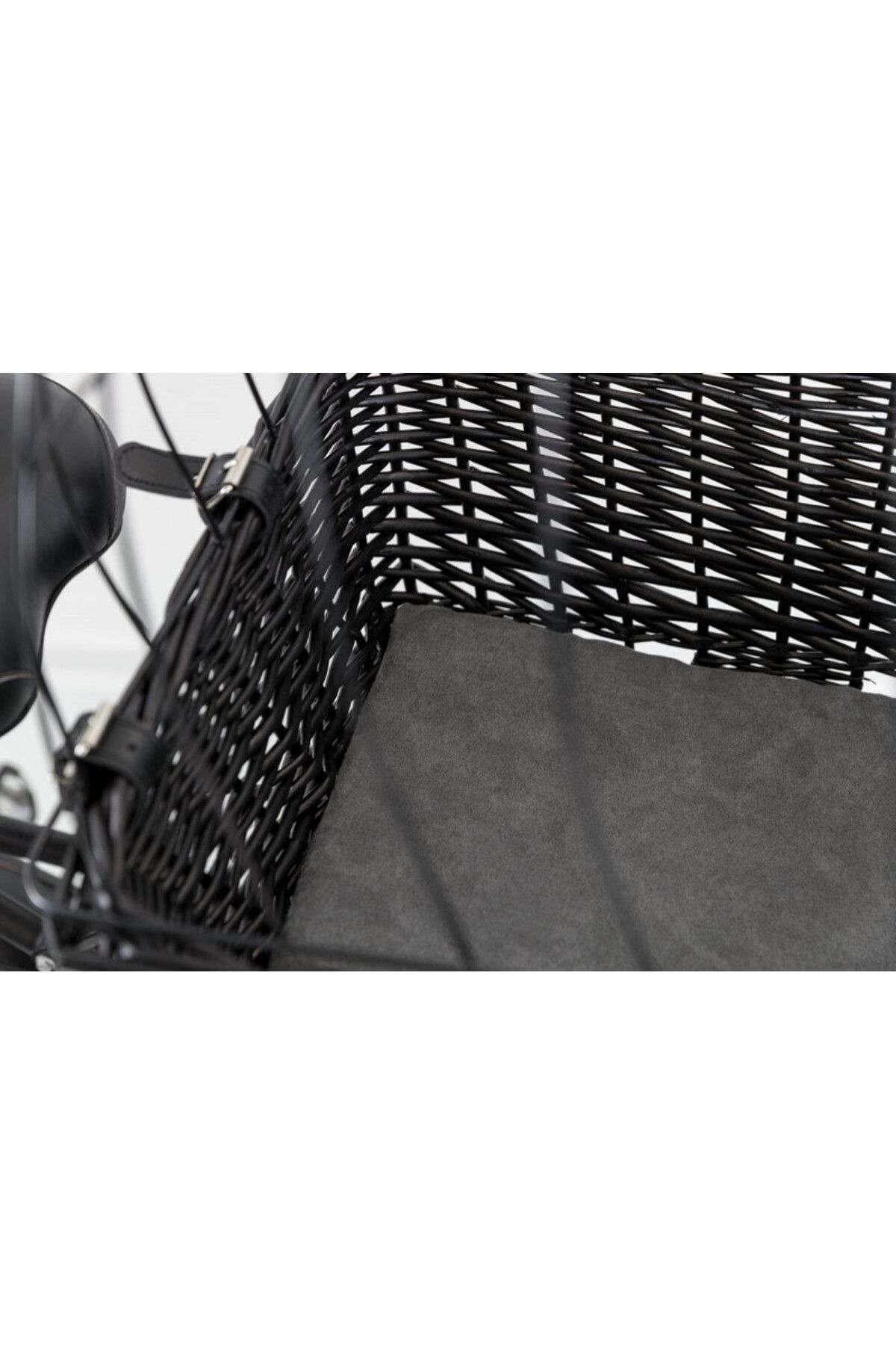 Trixie-35X49X55Cm Black Lisinya Dog Bicycle Basket 5