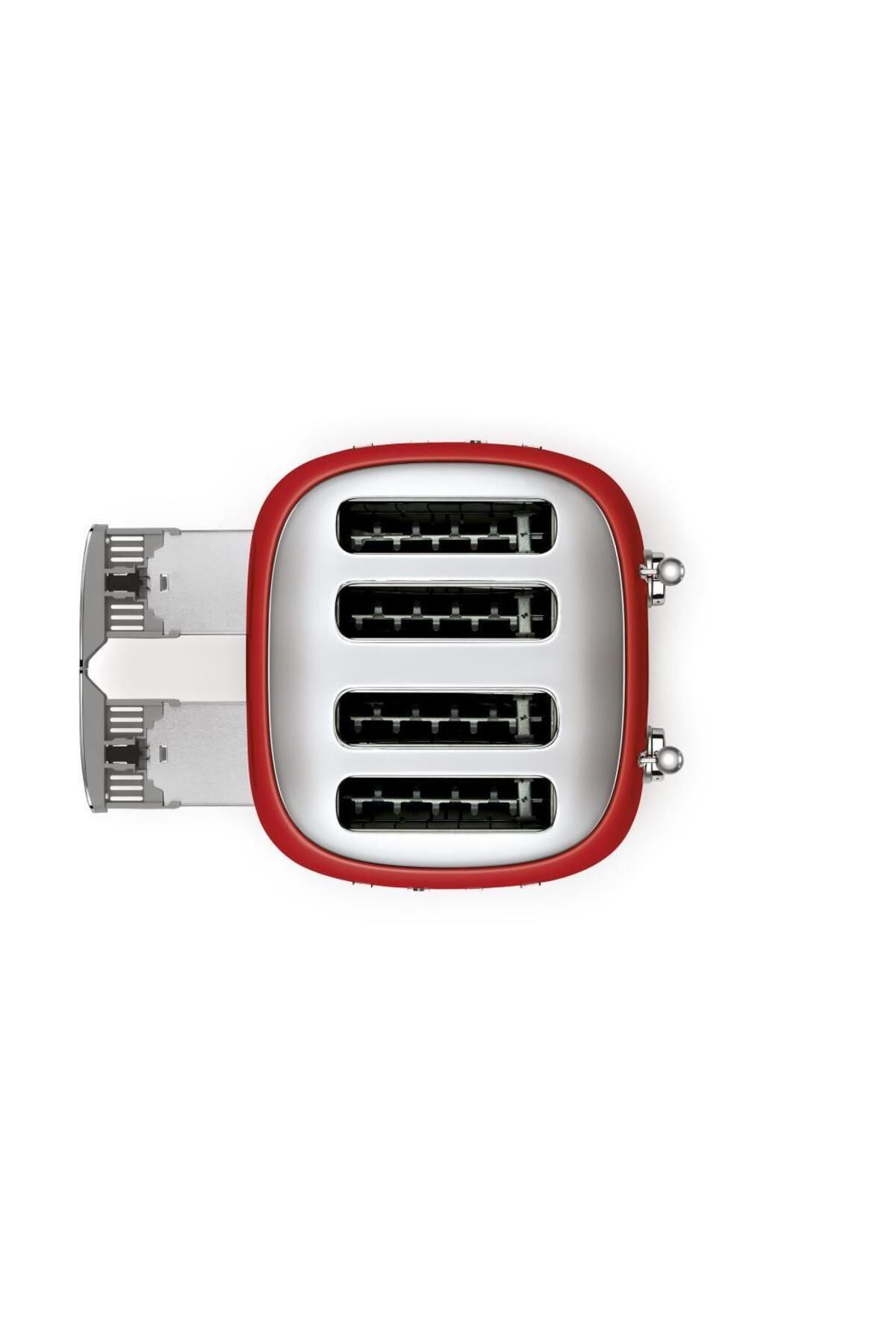 SMEG-Red 4x1 Toaster Tsf03rdeu 4