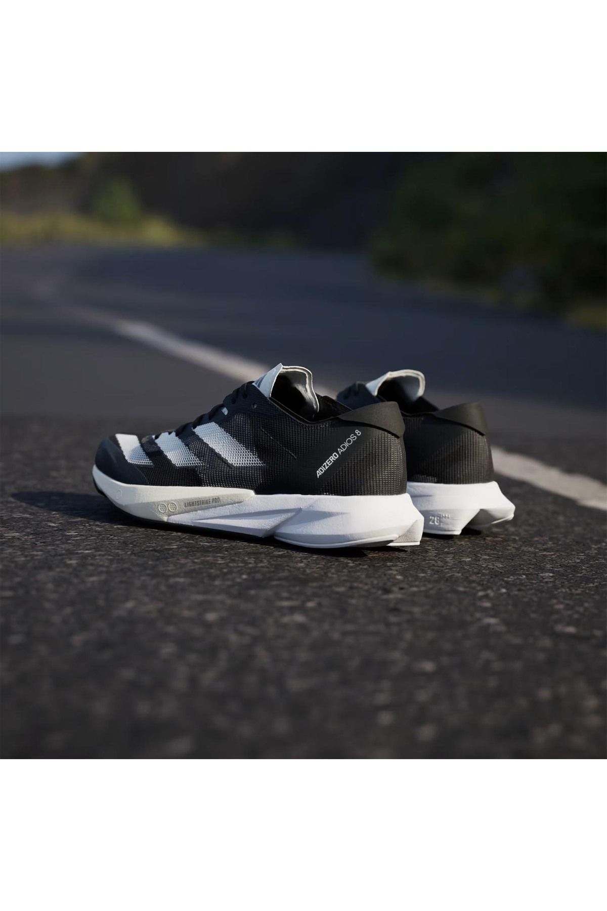 کفش دو و تمرین مشکی زنانه Adizero Adios 8 رانینگ در جاده adidas