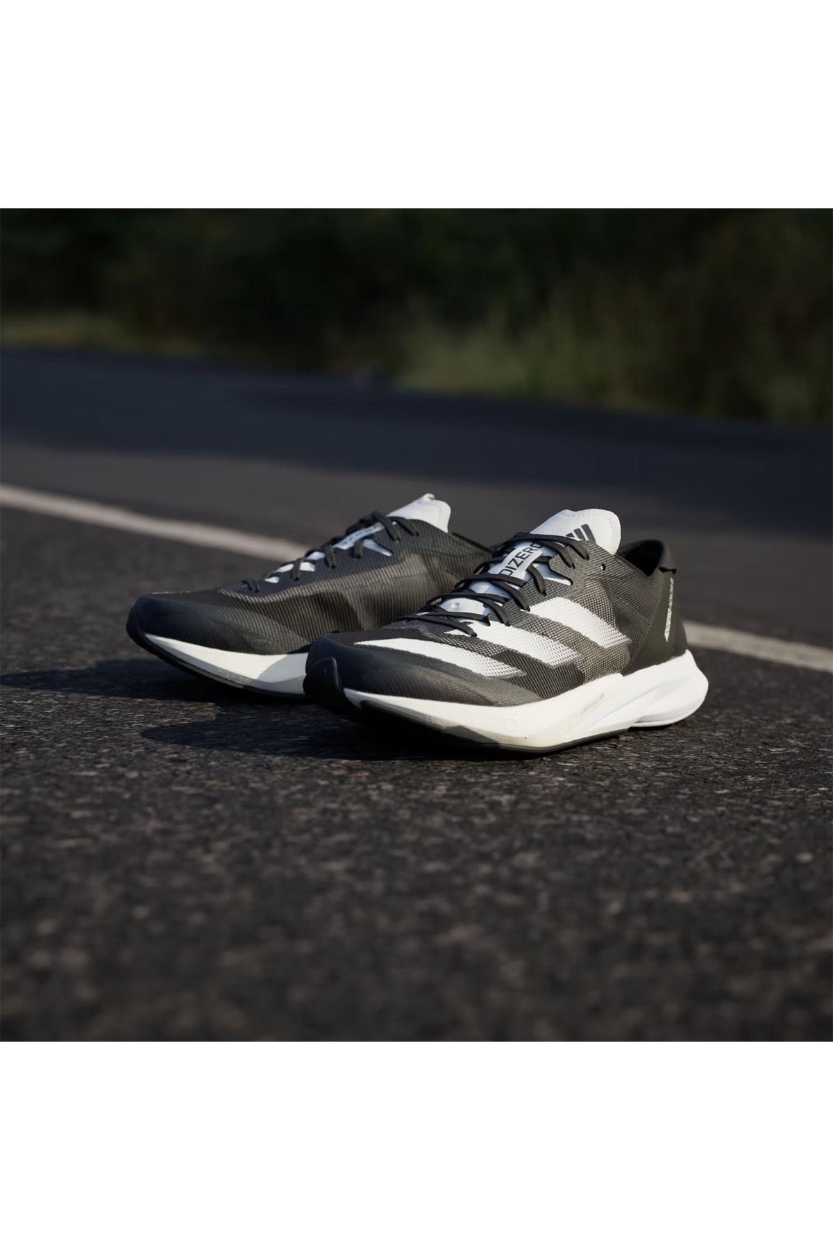کفش دو و تمرین مشکی زنانه Adizero Adios 8 رانینگ در جاده adidas