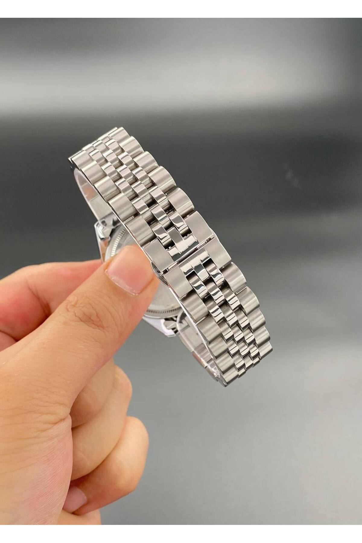 Daniel Klein  Erkek Kol Saati Çelik kordon 3 ATM Su Geçirmez Siyah Gümüş Renk - Görsel 5