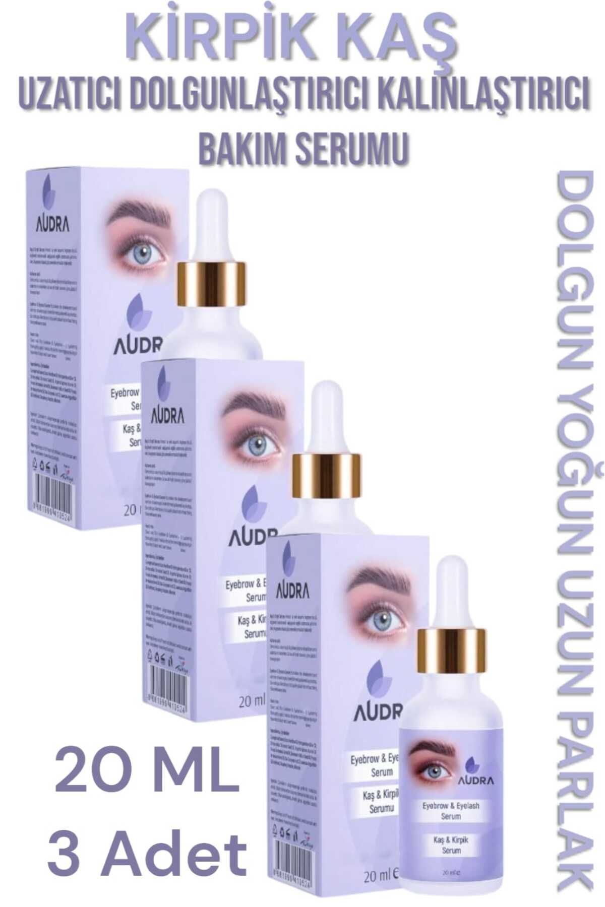 audra Kirpik Kaş Serumu 20 ml 3 ADET