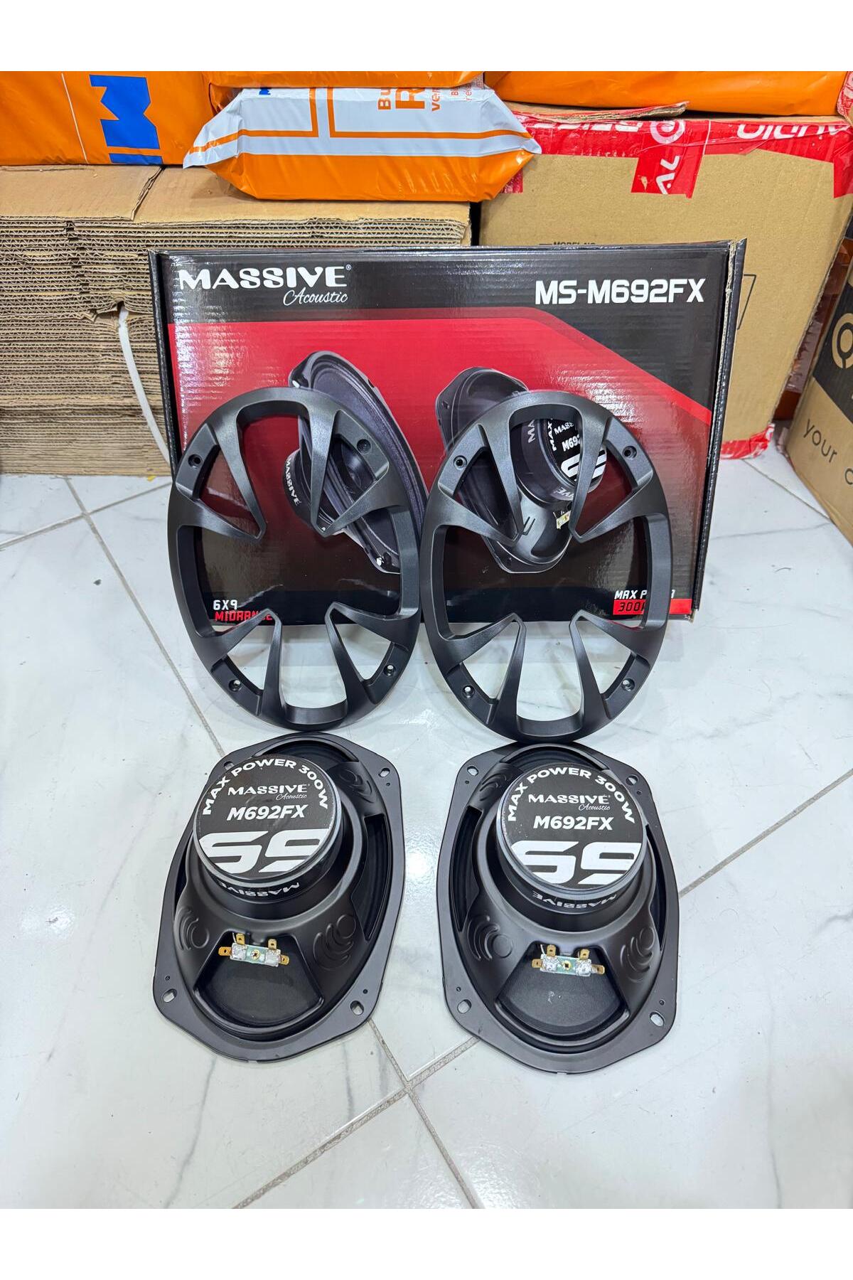 Massive Ms-M692FX Deprem Serisi Oval 6x9 Oto Midrange Hoparlör