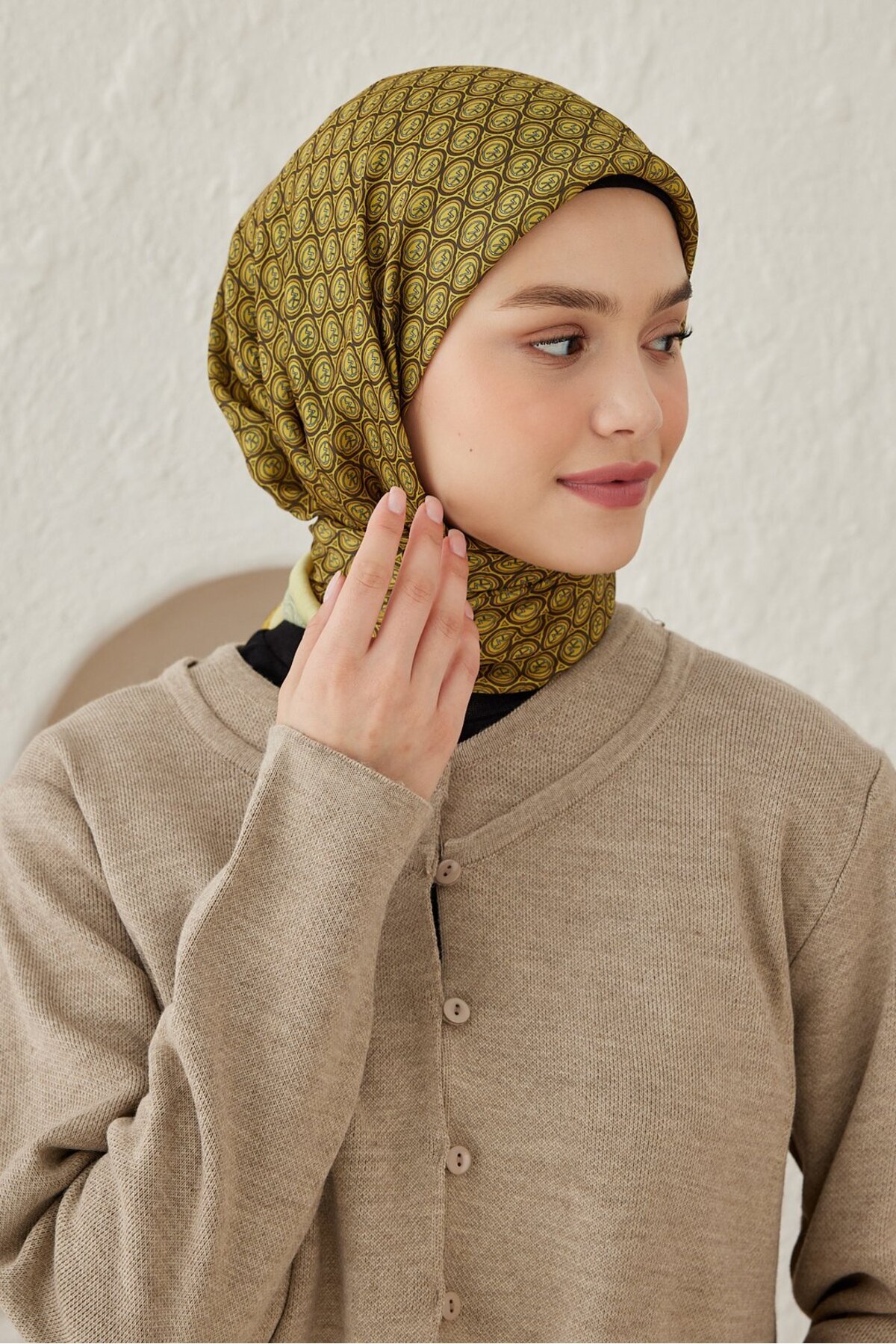 Modakaşmir-Circular Mk Cotton Scarf 2