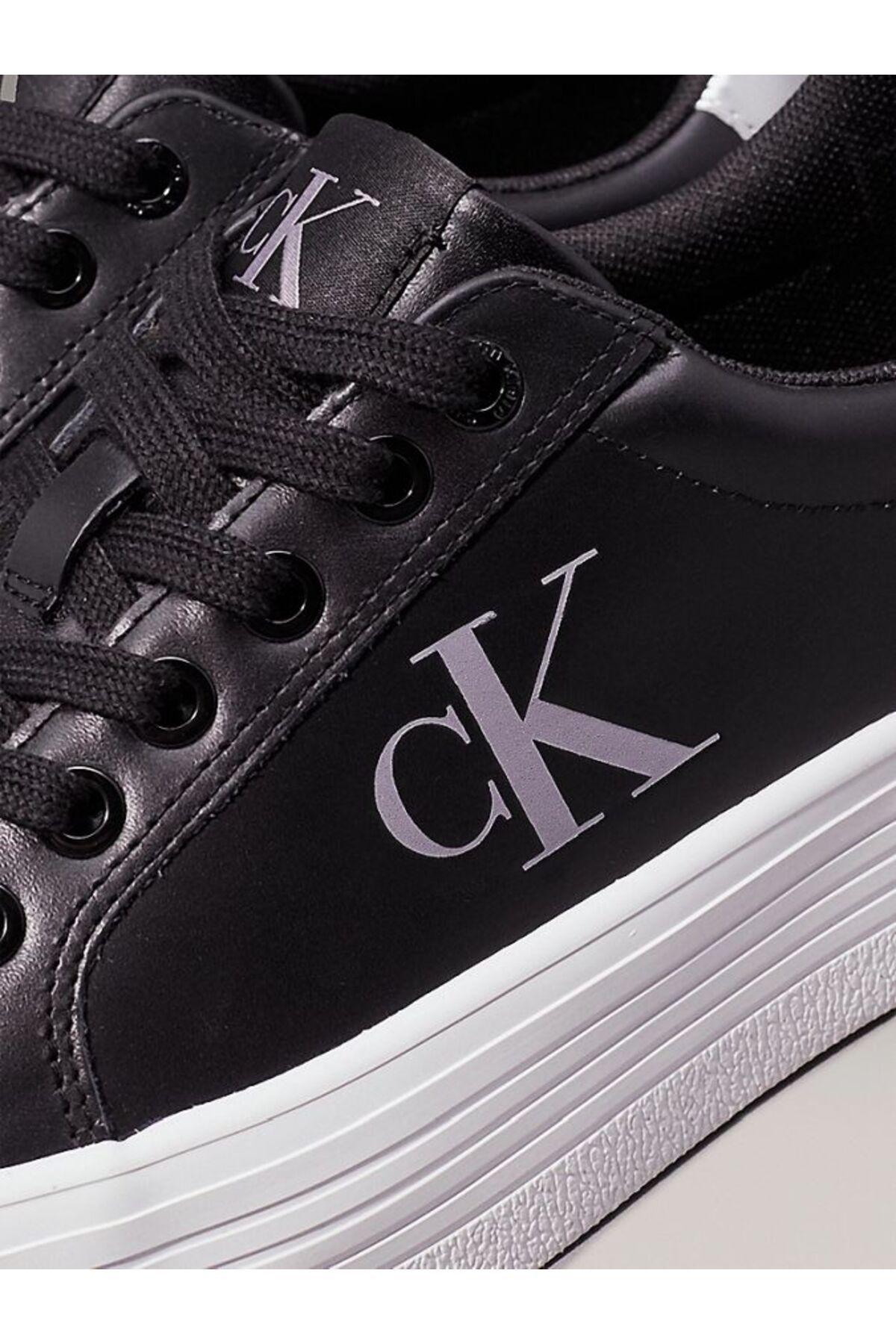 Calvin Klein Bold Vulc Flatf Laceup Lth