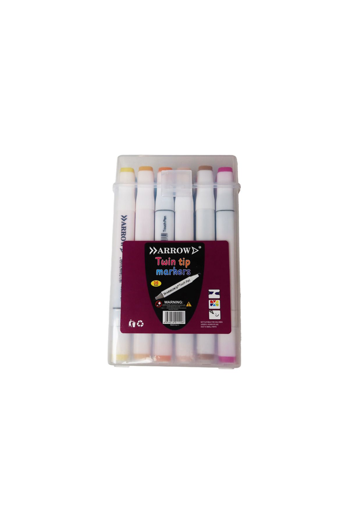ARROW-Twin Tip Markers Boxed 36-Piece Two-Tip Marker Pen 4