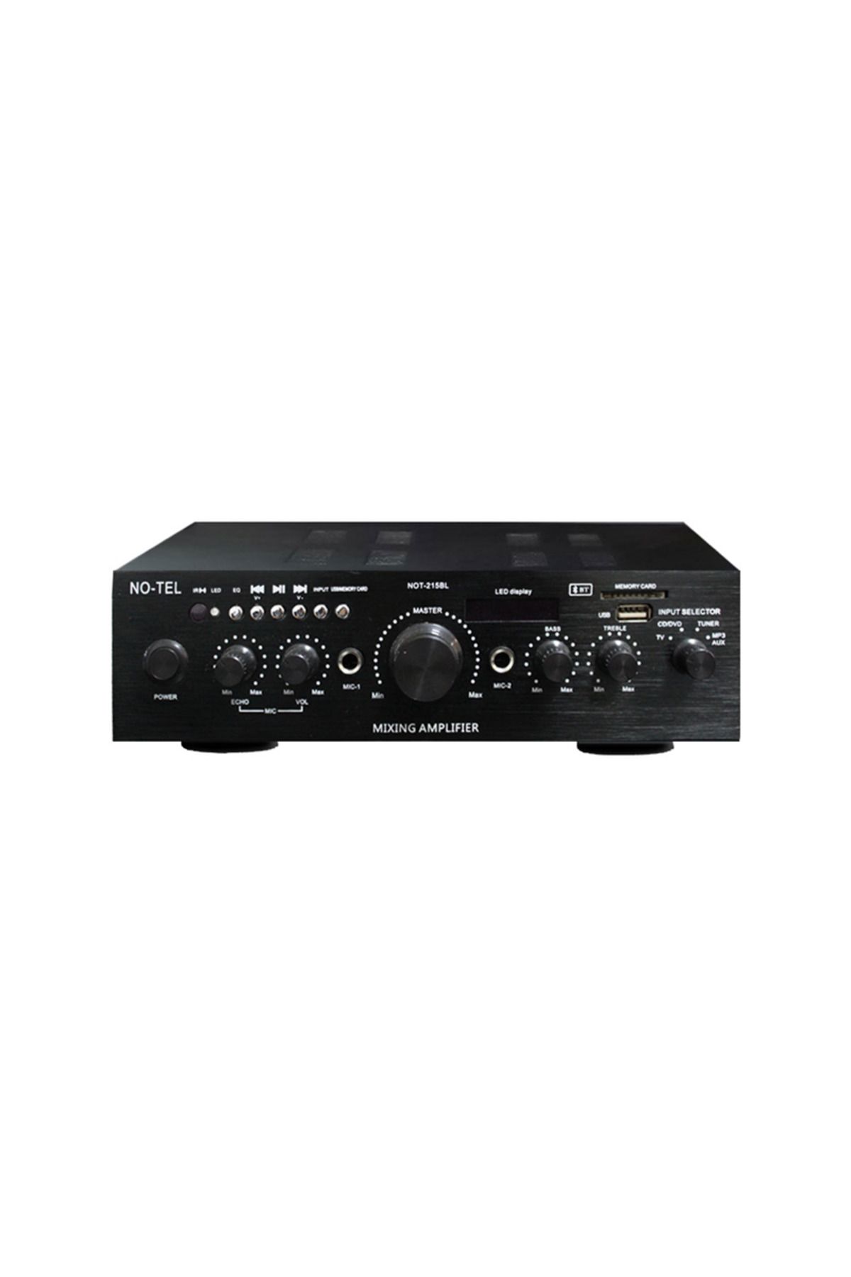 Notel Not-338u 2X50 WATT STREO MİNİ AMPLİFİKATÖR BLUETOOTH'LU