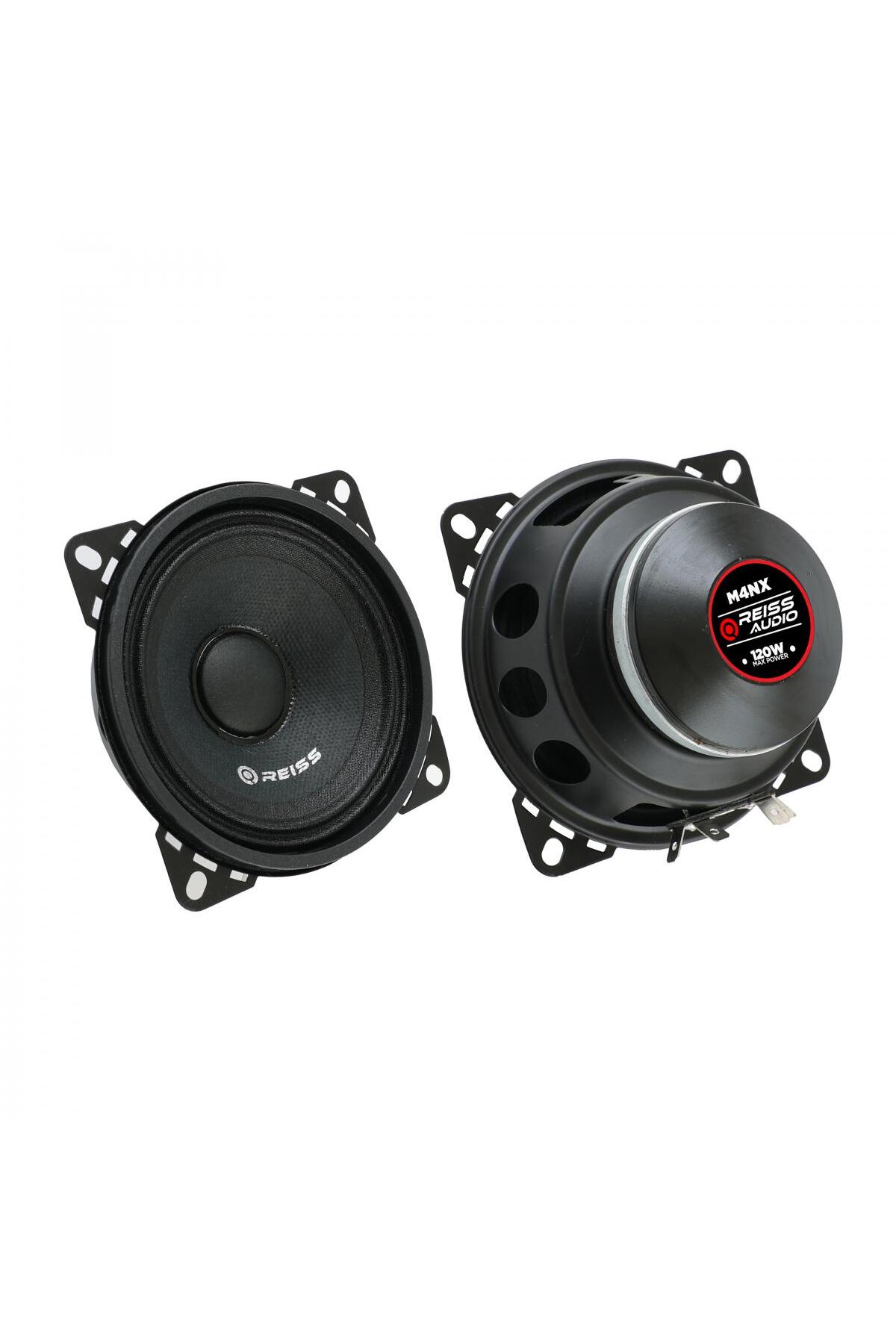 Reiss Audio RS-M4NX 120 Watt Max Power 10 Cm Oto Midrange 2 Li