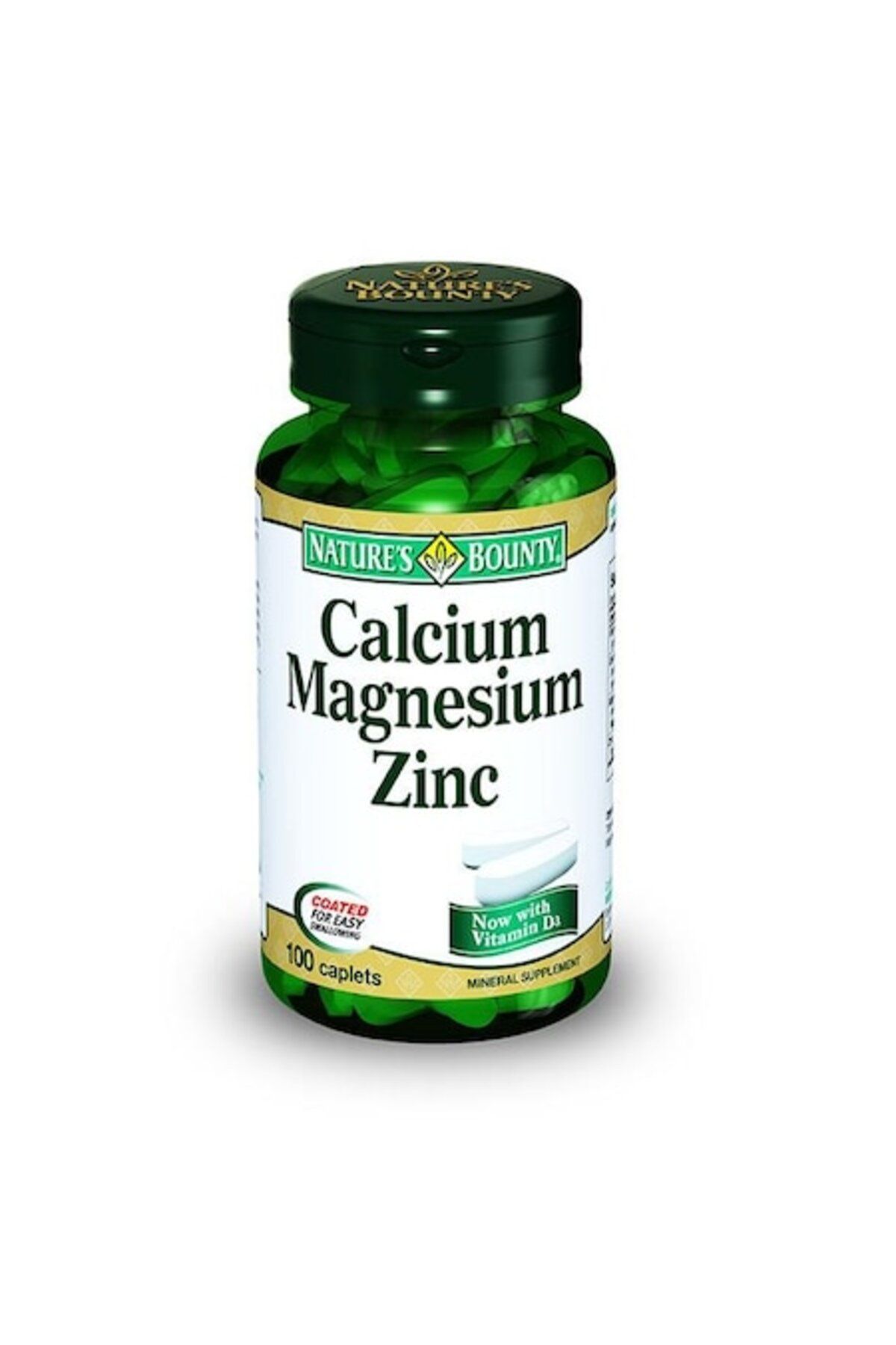 Nature's Bounty Calcium Magnesium Zinc 100 Tablet