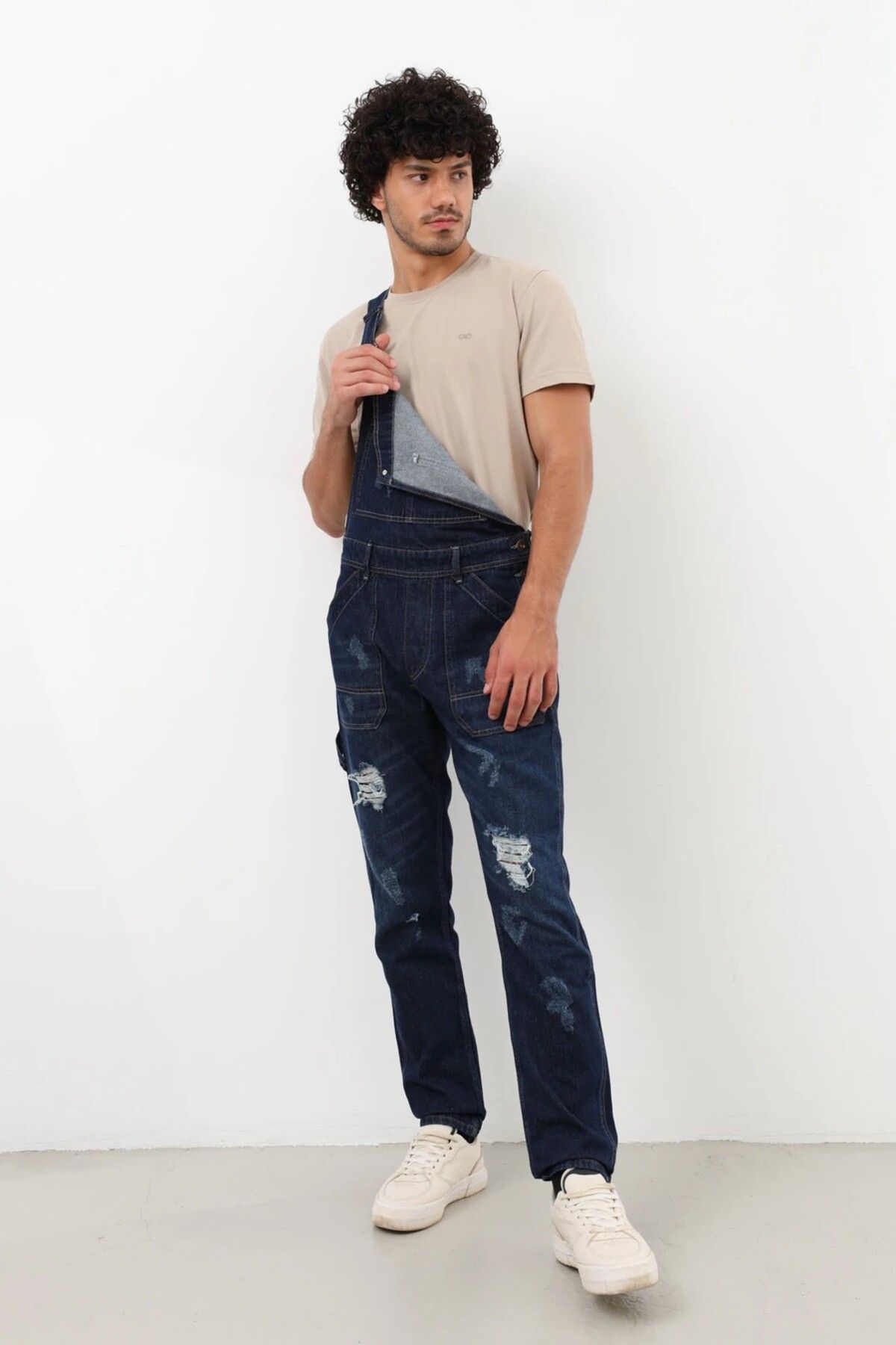 BANNY JEANS-Men's Jean Overalls Trousers Rins 4