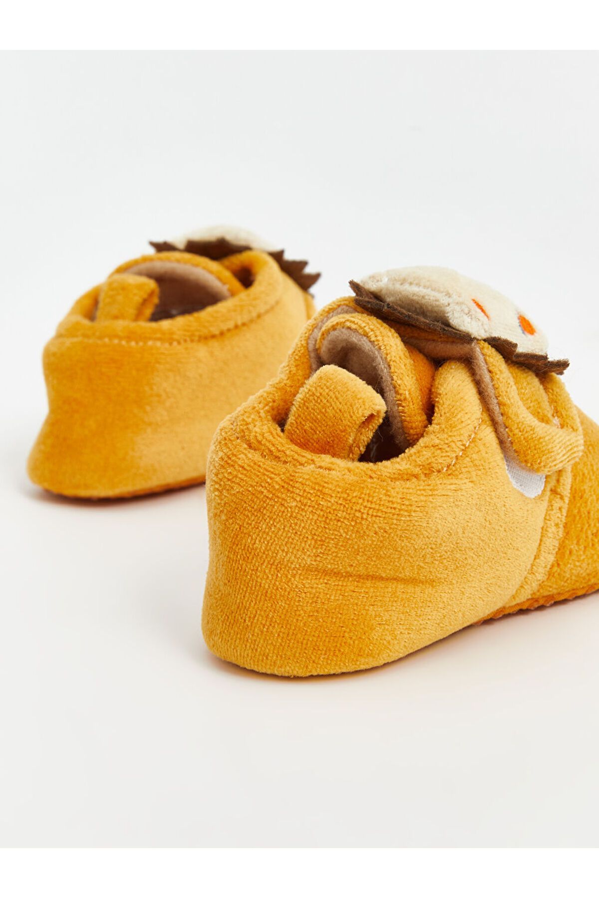 LC Waikiki-3D Applique Detailed Plush Velcro Baby Boy Slippers 3