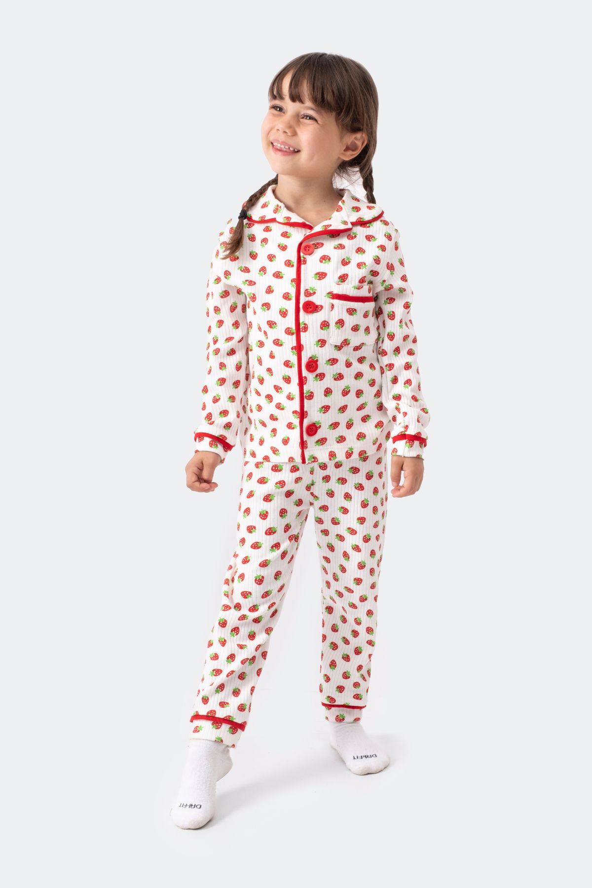 tinytrends-Printed 100% Cotton Pajamas Set for Baby Girl 2