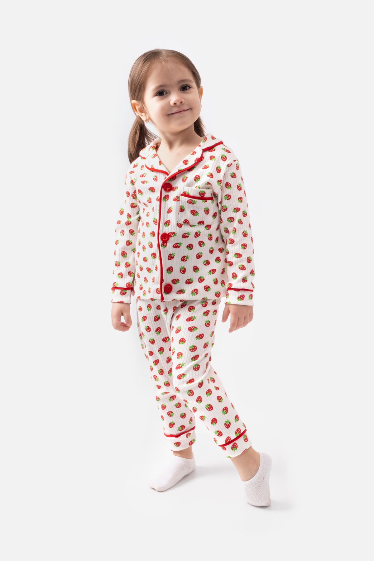 tinytrends-Printed 100% Cotton Pajamas Set for Baby Girl 1