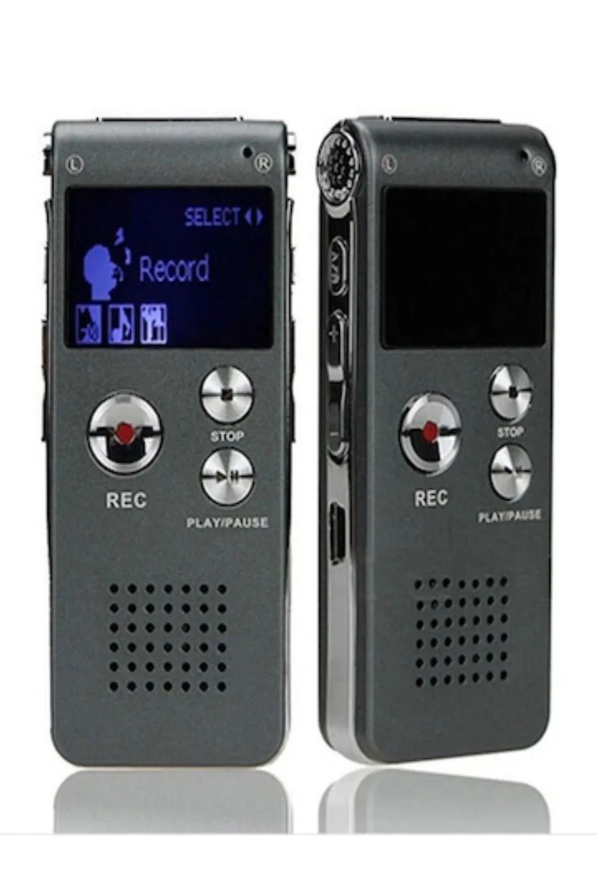 L'eDoren Hs-27 Profesyonel Dijital Voice Recorder Ses Kayıt Cihazı 8 Gb Hafıza Mp3 Çalar