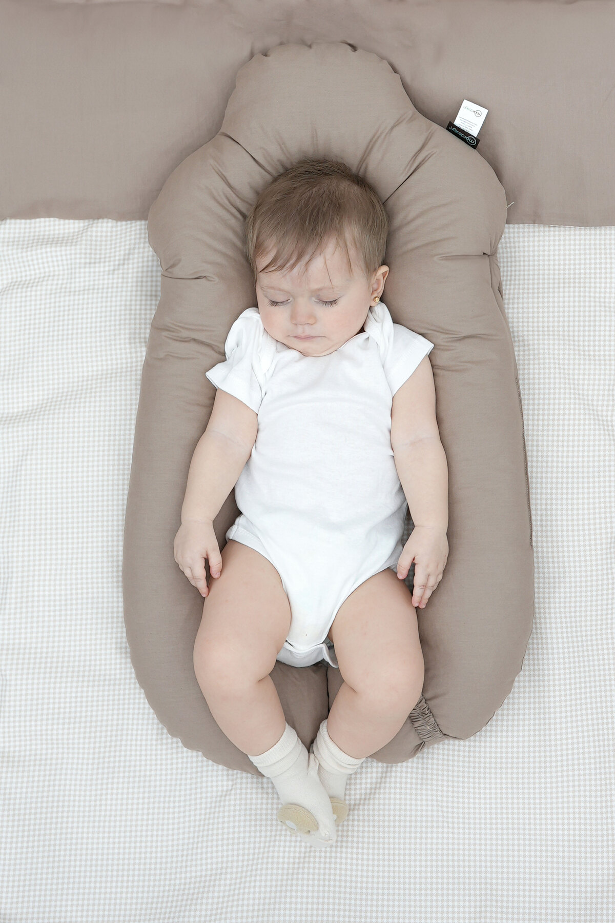 mordesign Moresleep 2'si 1 arada Bebek Sarılma ve Şekillendirme Yastığı, Düz Kafa Yastığı,Pamuklu,Uyku Yastığı fotoğrafı 5 (önizleme)