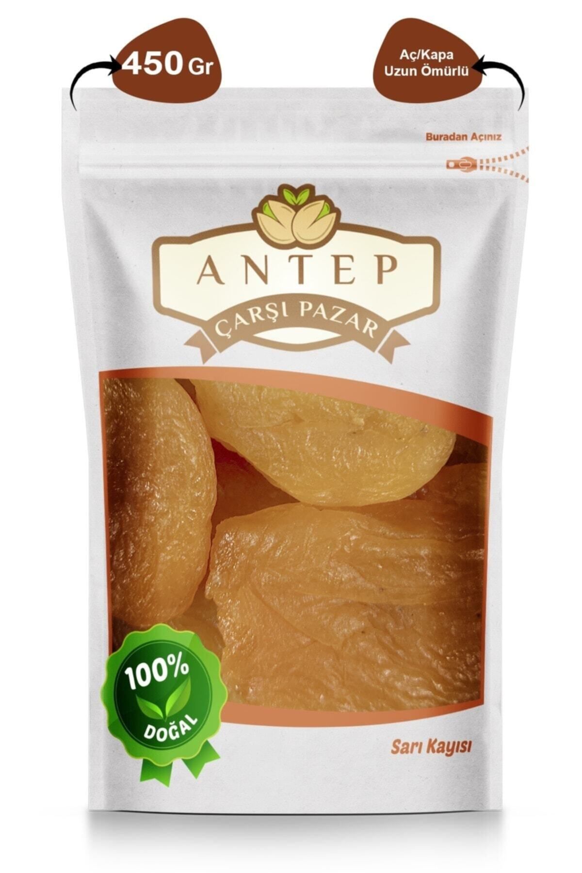 Antep Çarşı Pazar Sarı Kayısı Jumbo Malatya | 450 Gr.