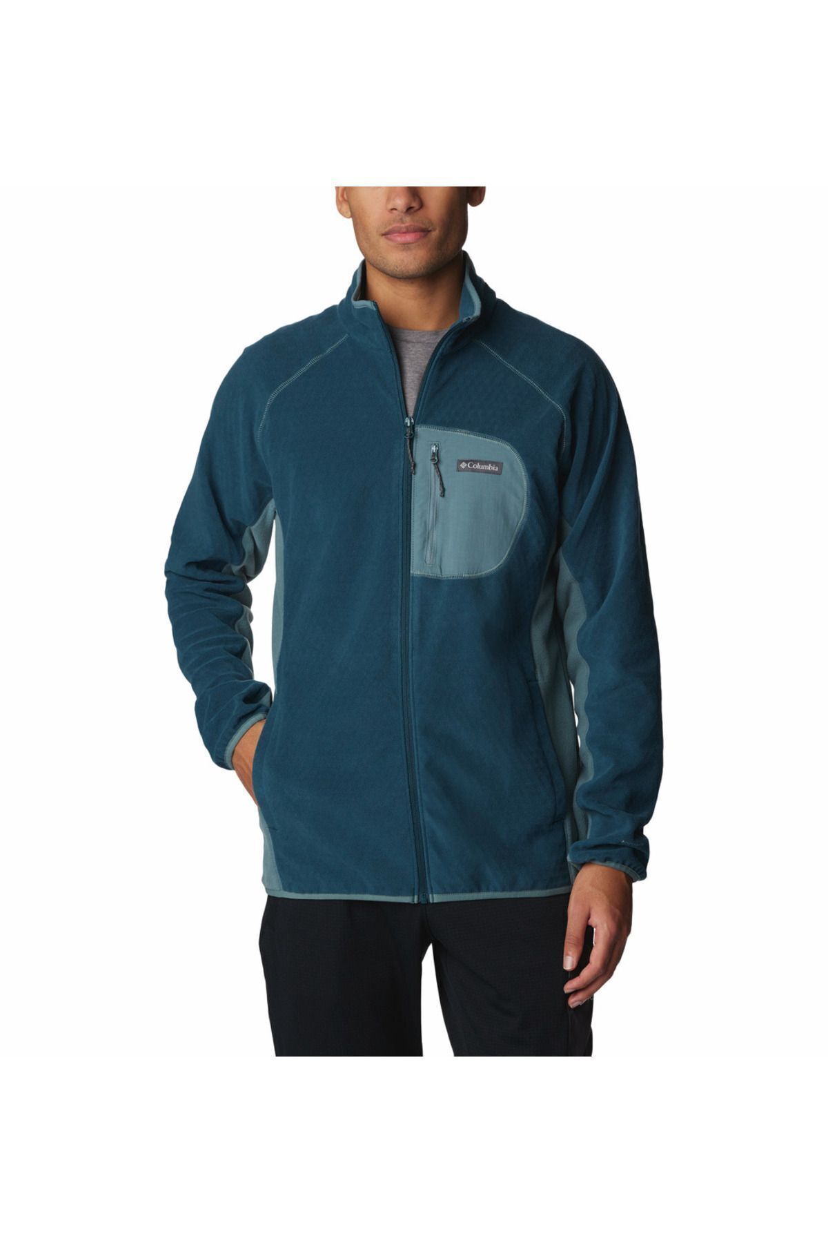 کلمبیا تاپ پشمی مردانه تمام زیپ مخصوص فضای باز Tracks