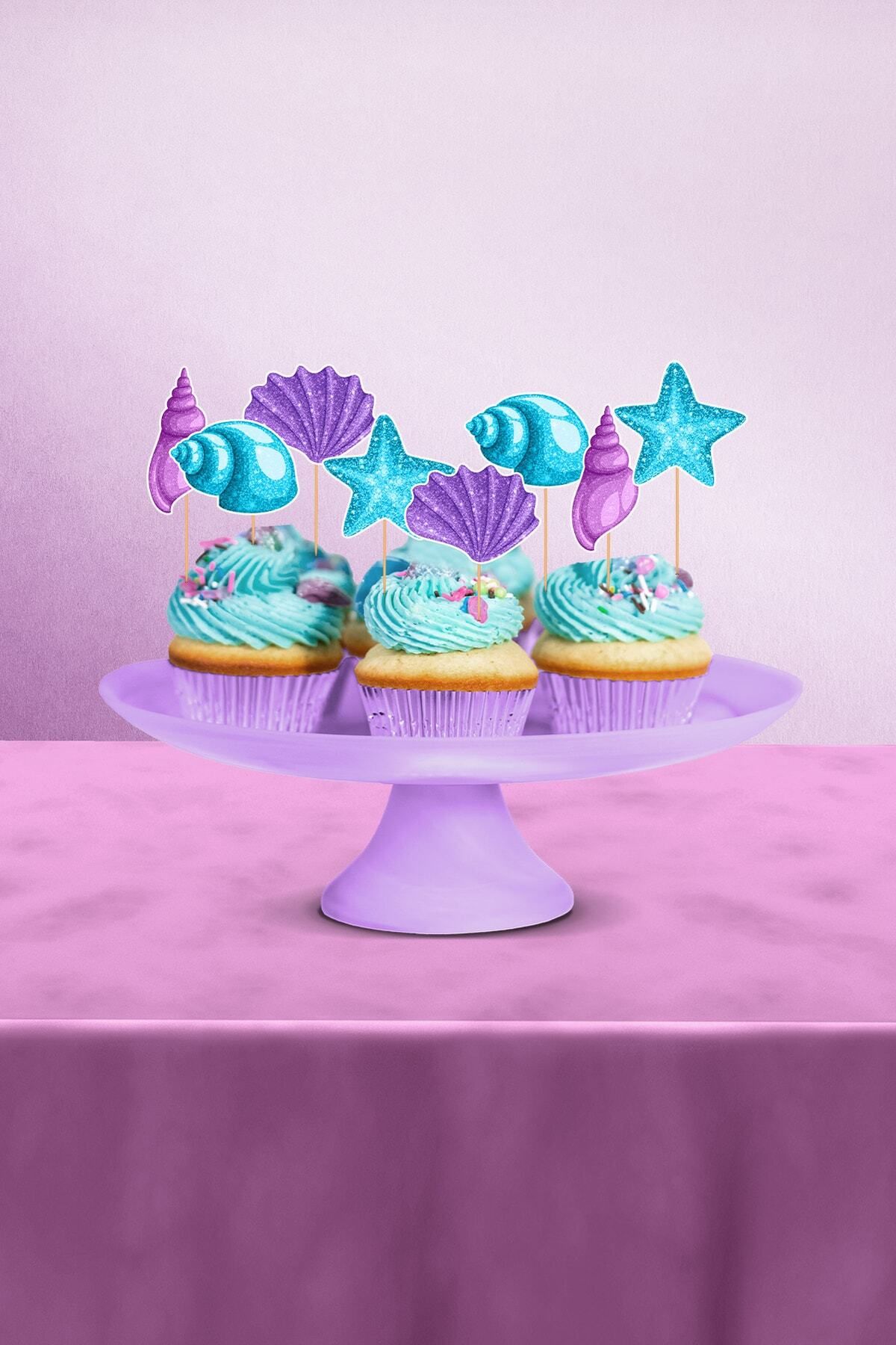 Hey Parti-Mermaid Themed 1 Year Birthday Party Set - Birthday Concept - Midi 5