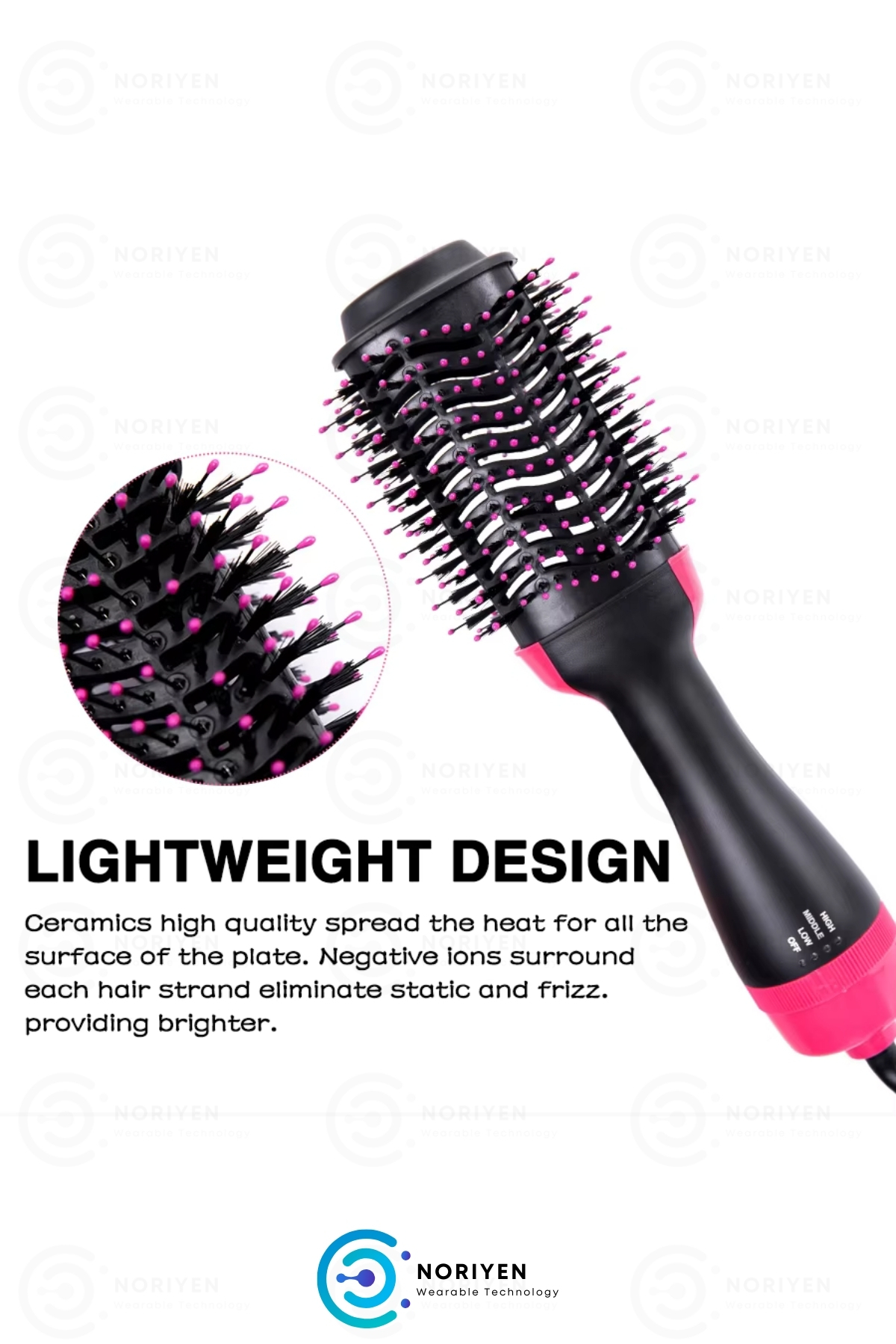 Yeni Nesil 4in1 Çok Fonksiyonlu Saç Kurutma Şekillendirici Düzleştirme Özellikli Hair Dryer & Styler