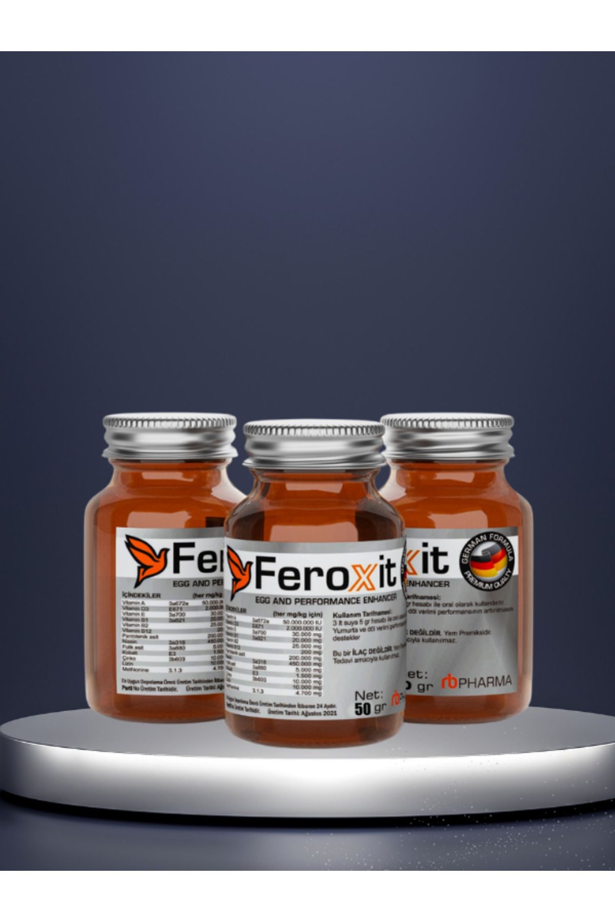 FEROXİT Üreme Arttırıcı-kızıştırıcı- E Vitamini 50 gr