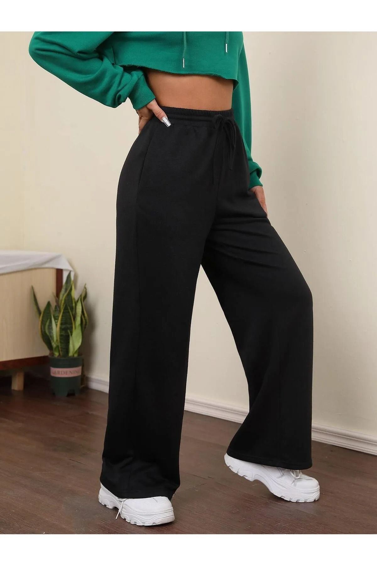 DAXİS Sportwear Company-Women's Wide Leg Sweatpants 2