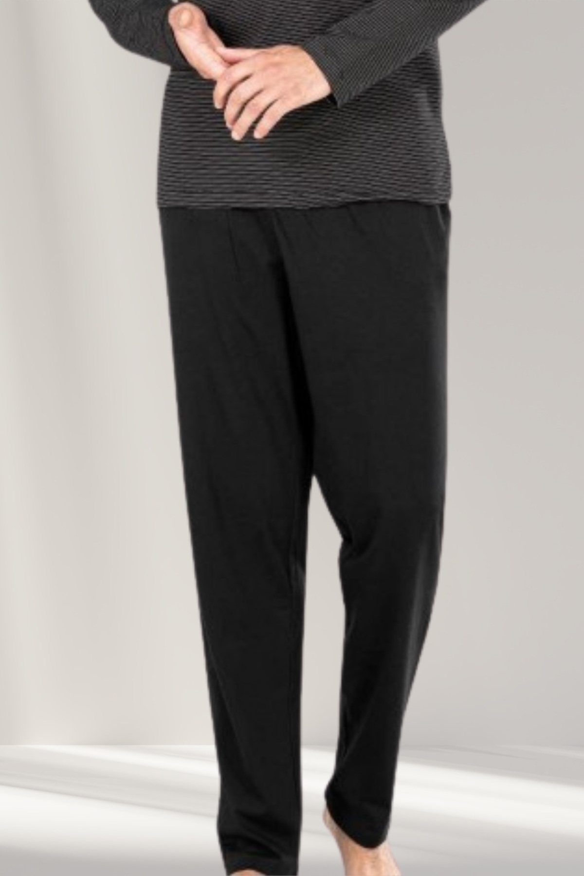 ست پیژامه مردانه طرح دار فاق نرمال آستین بلند | پیر کاردین Pierre Cardin VR. 5PC.14.561.56.41. - تصویر 4