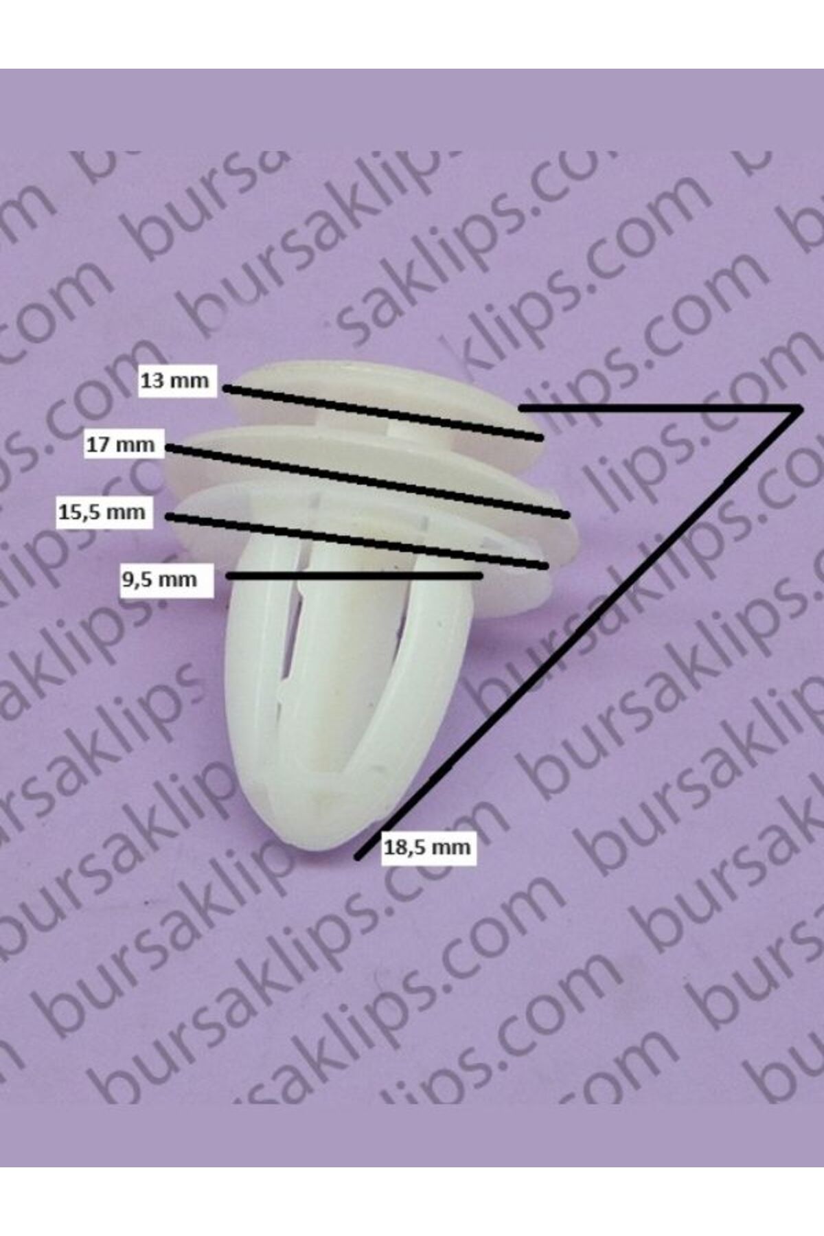 bursaklips NİSSAN X-TRAİL KAPI DÖŞEME KLİPSİ 01553-30001 (10 ADET
