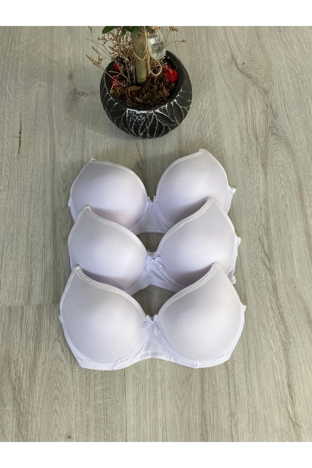 Women's Unfilled Underwired Micro 3-Piece Bra
