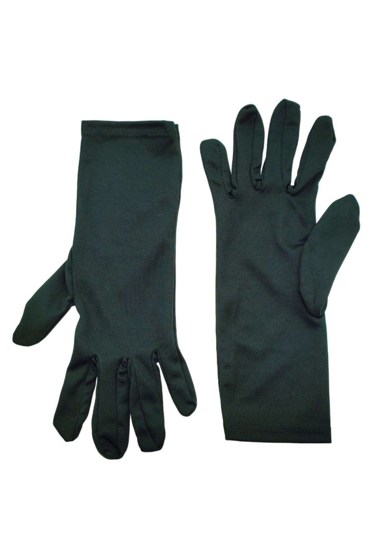 AXE SPORTSWEAR Koyu Yeşil Uzun Çarşaf Tesettür Gösteri Merasim Tören Eldiveni Gloves görsel 4