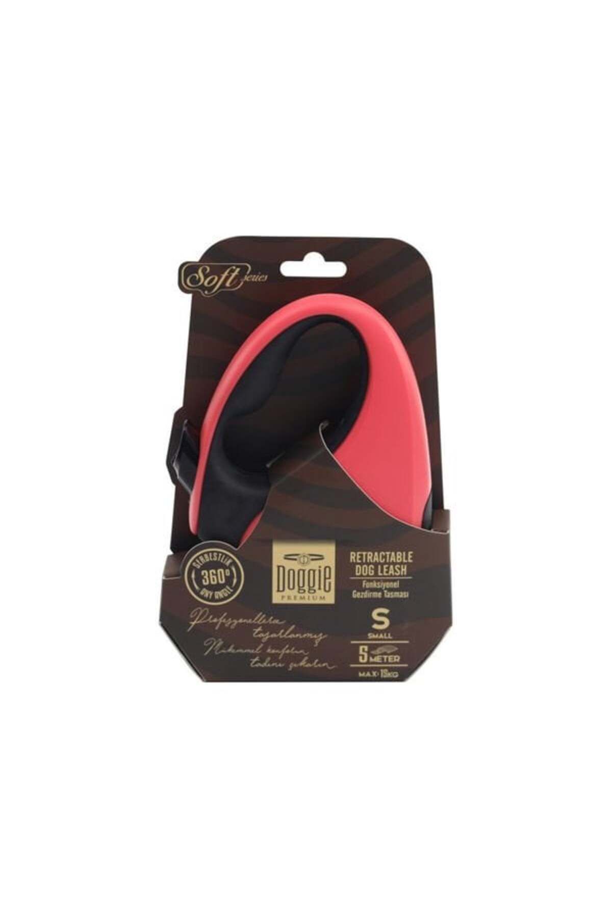 O Dog Doggie Soft Otomatik Köpek Uzatma Tasması Small Pembe 15 Kg 5 Mt - Petshopundan