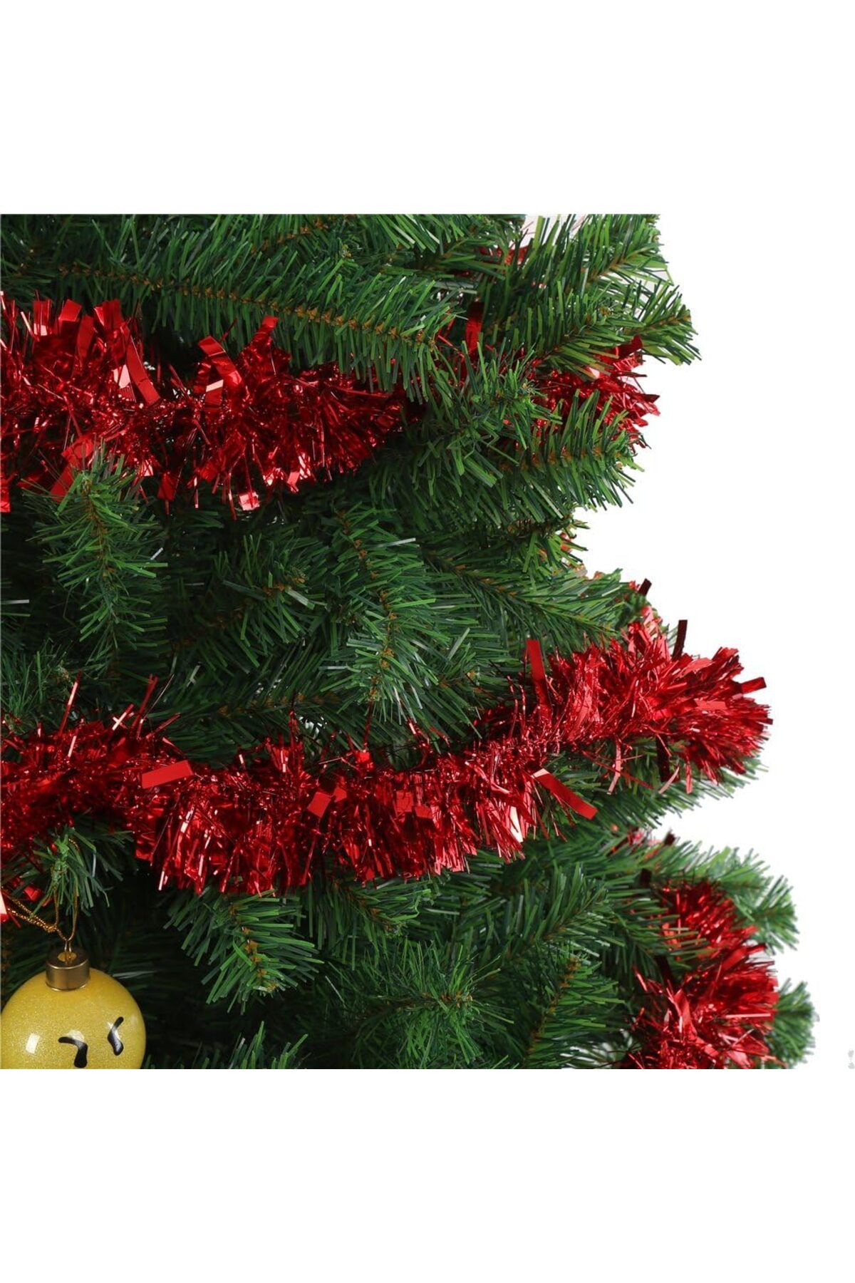 Yenigeldi-1.7 Meters Red Thick Tassel Tinsel Garland - Ornamental T77 5