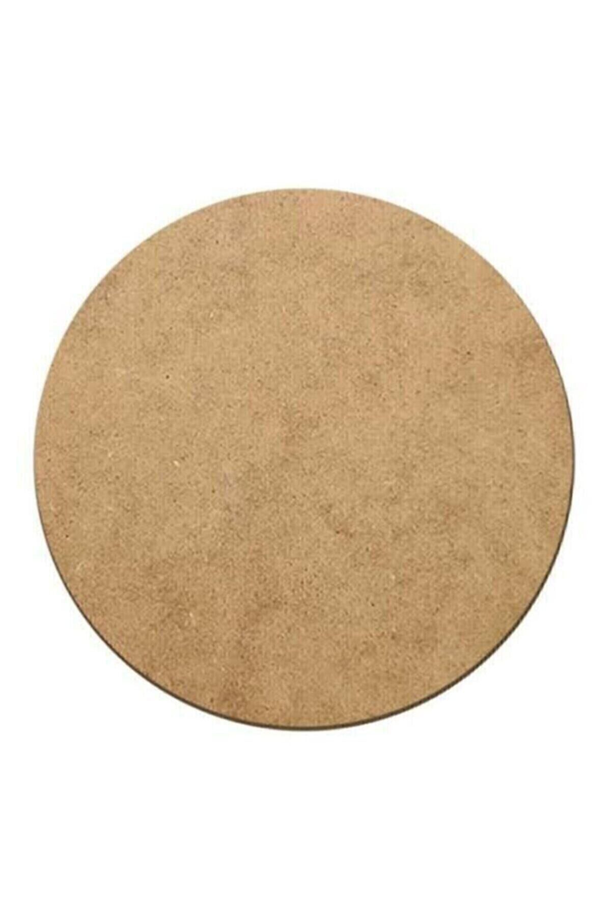 Ahşap Supla Levha 12 Adet 3 Mm Ham Mdf 30 Cm Çap Yuvarlak Servis Altı Supla