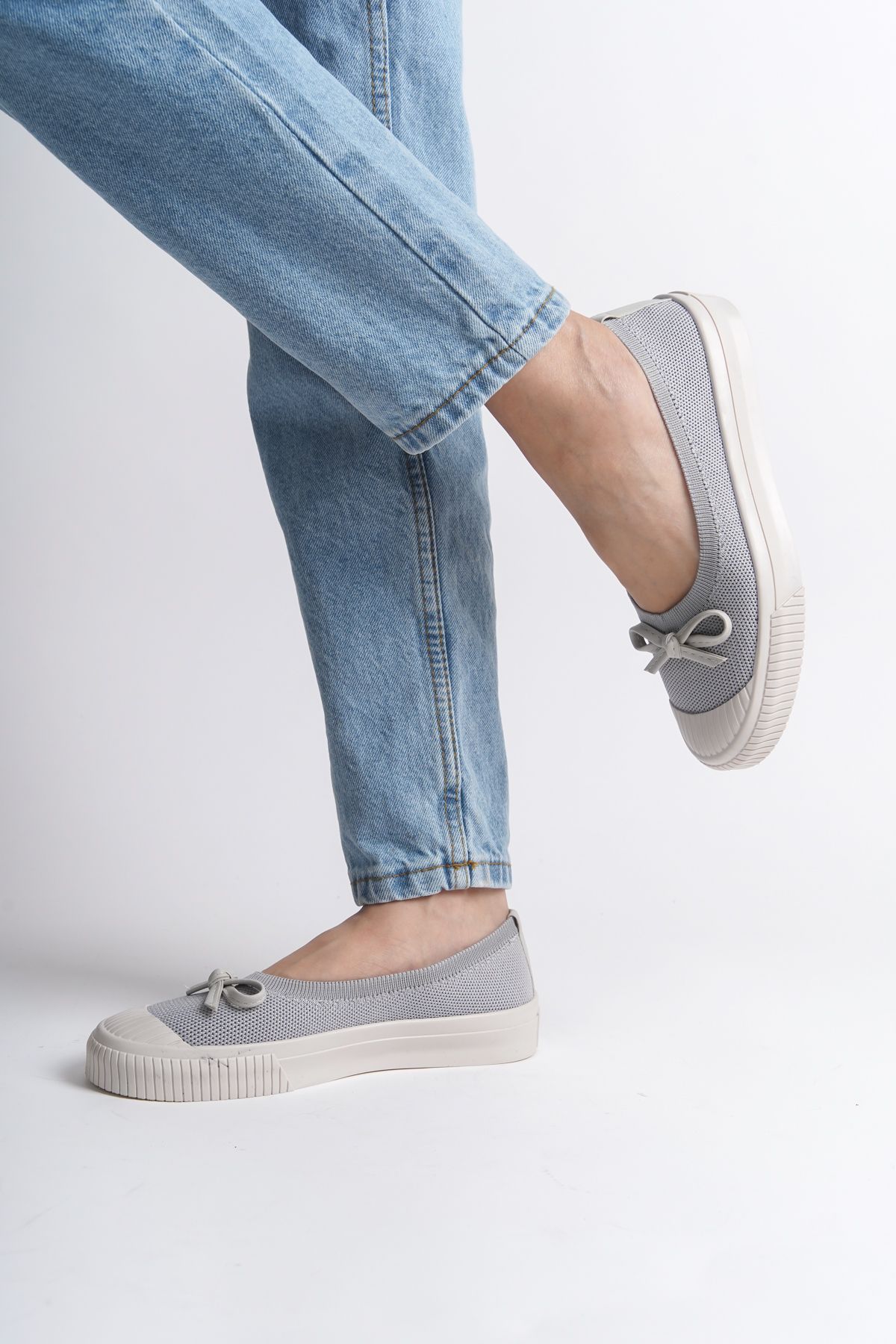 بابیت خاکستری زنانه نوزاد اورجینال Capone Outfitters