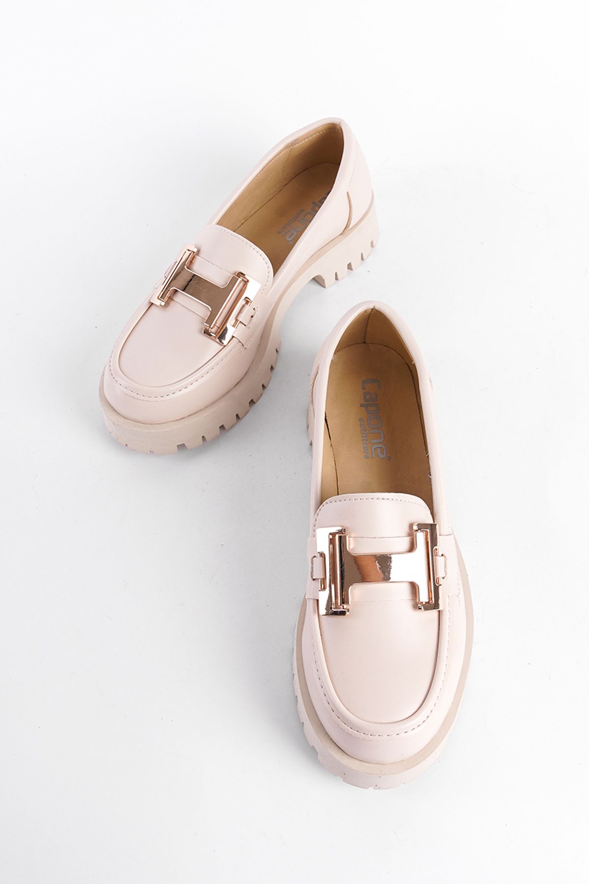 لوفر نود زنانه Trak based Metal H Backle Loafer Capone Outfitters