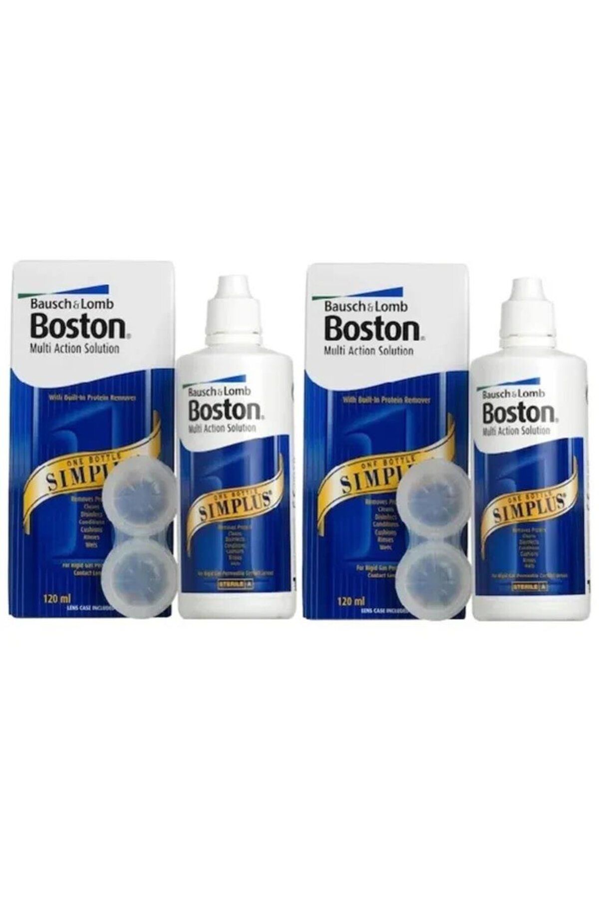 Bausch & Lomb Boston Multi Action Sımplus Sert Lens Solüsyonu 120 ml 2 Ad