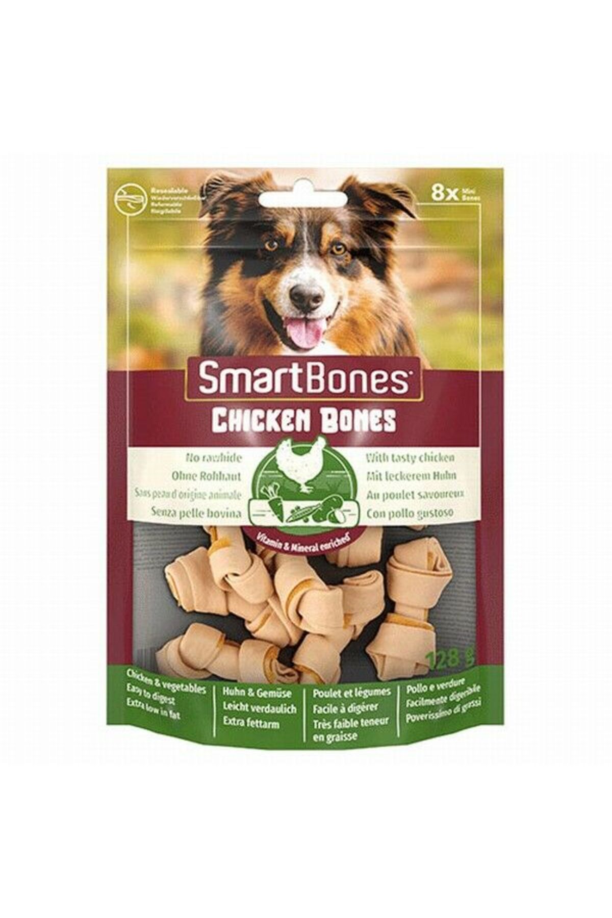 Furlo SmartBones Tavuklu Düğüm Köpek Ödül Kemiği Mini 128 Gr - Petshopundan