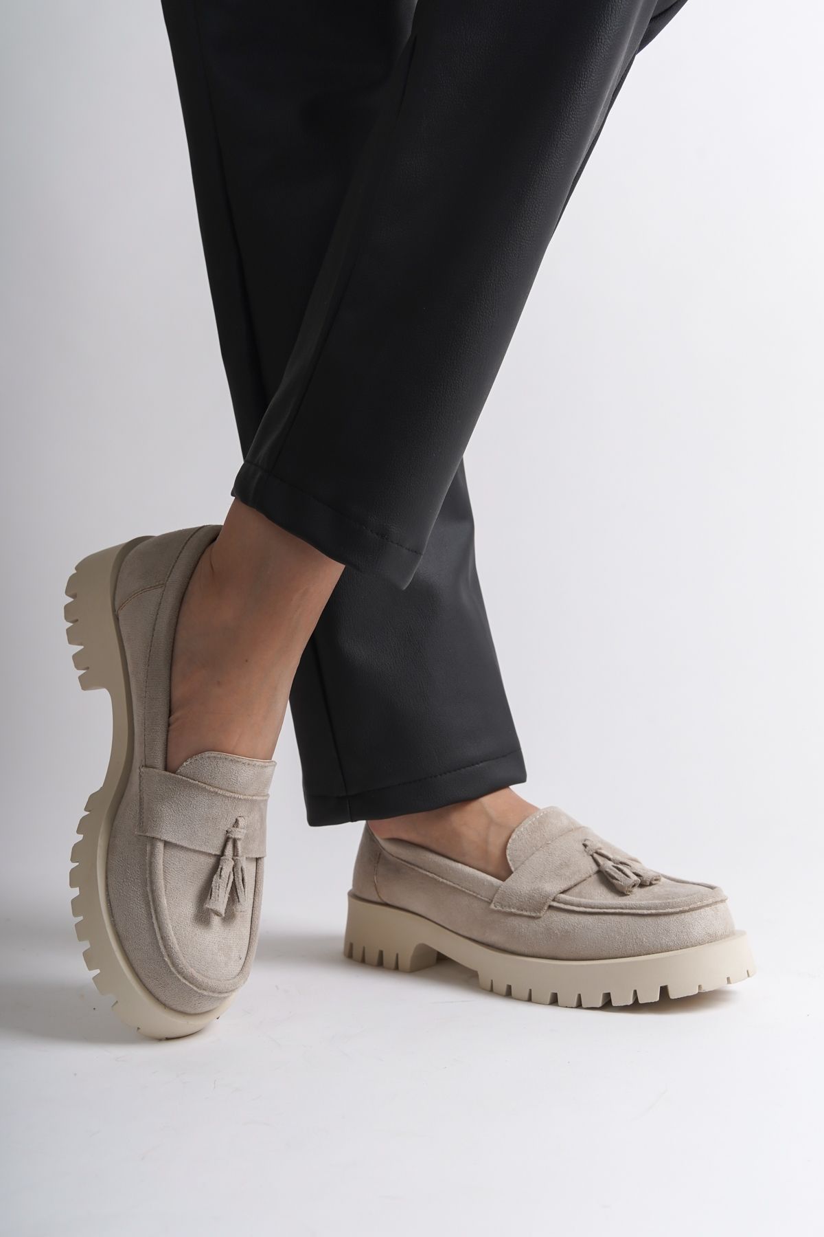 لوفر نود زنانه Trak Tassel Loafer اورجینال Capone Outfitters