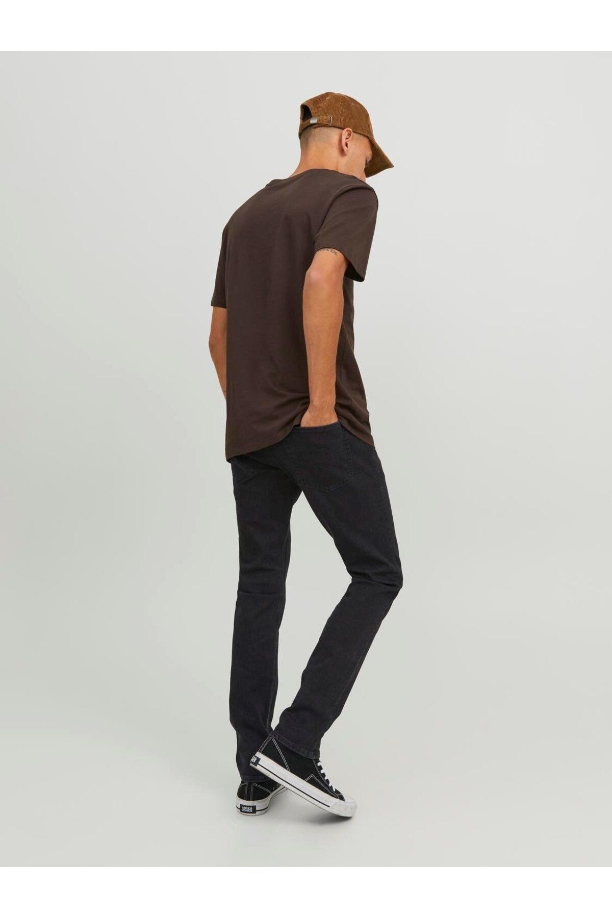 Jack & Jones-Jjiglenn Jjorıgınal Sq 356 Noos Men's Jean Pants12246949 Black Denim 4