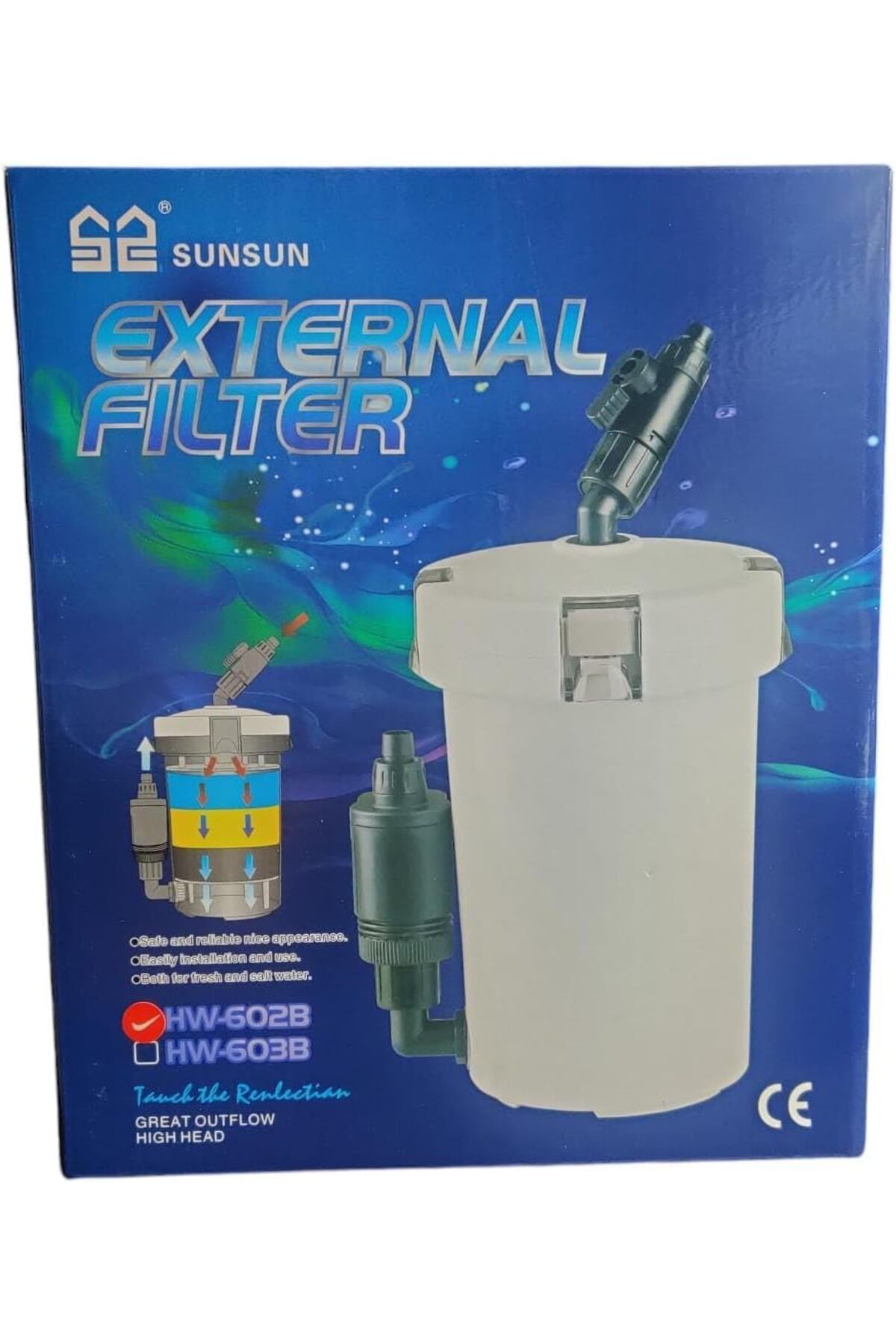 SunSun Hw602b Dış Filtre 400l/h 6w