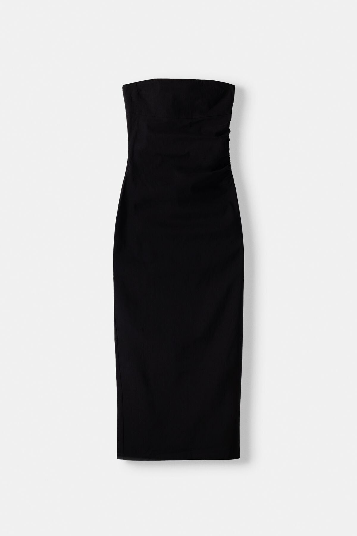 Bershka-Bandeau neckline midi dress 3