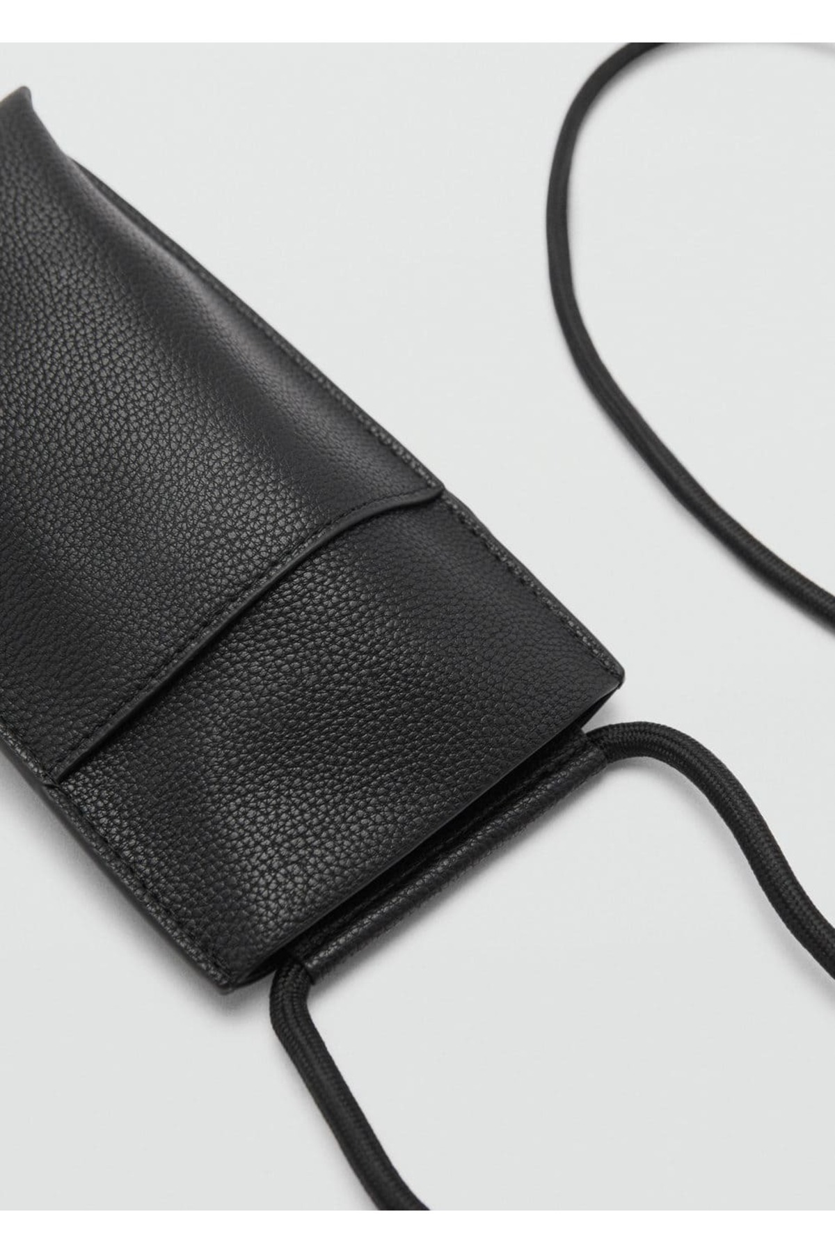 MANGO Man-Compact leather effect mini crossbody bag 4