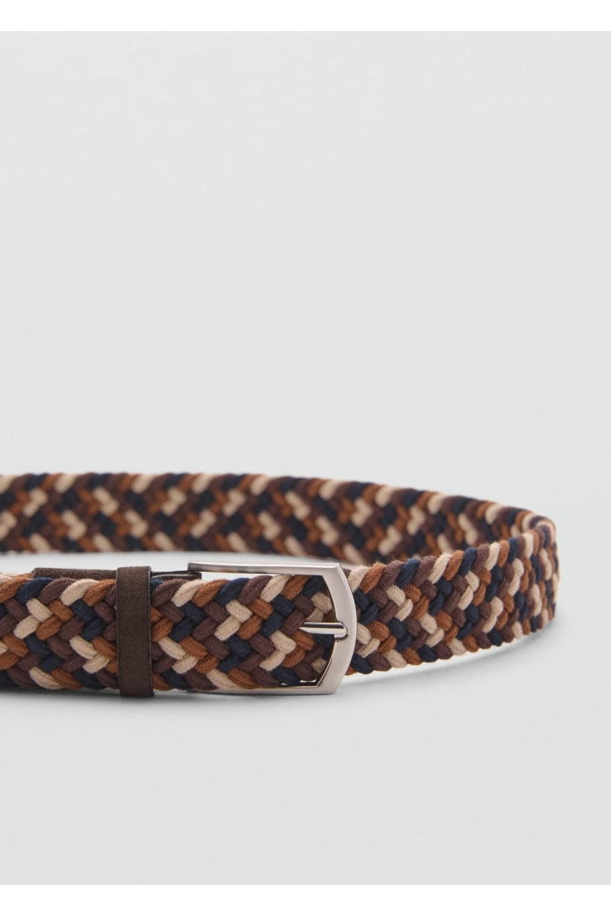 MANGO Man-Elastic Belt with Colored Braids 3